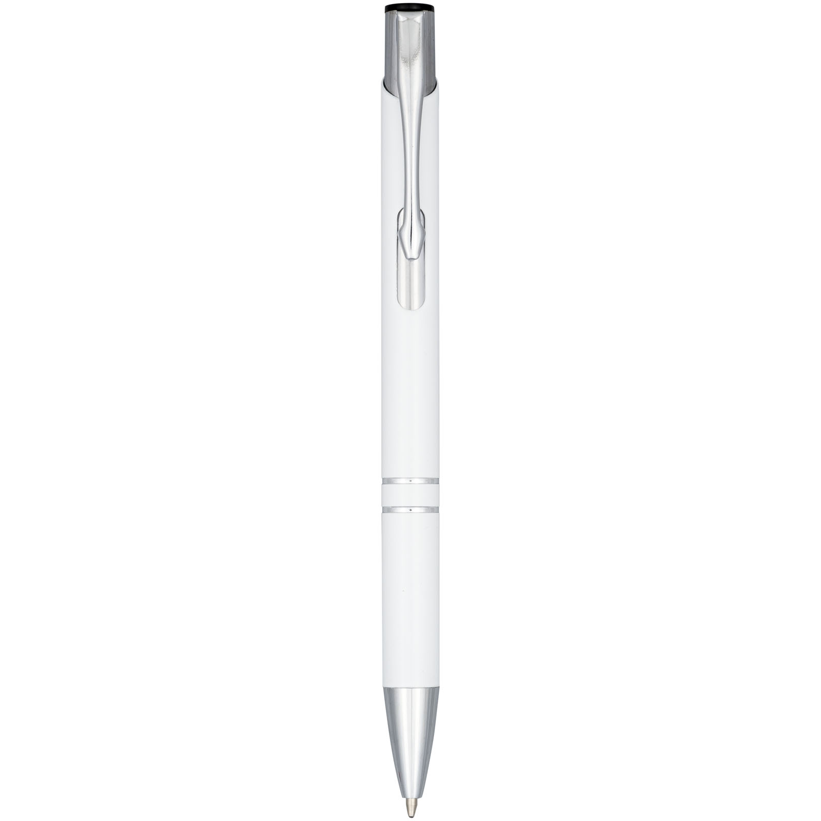 Moneta anodized aluminium click ballpoint pen (blue ink)