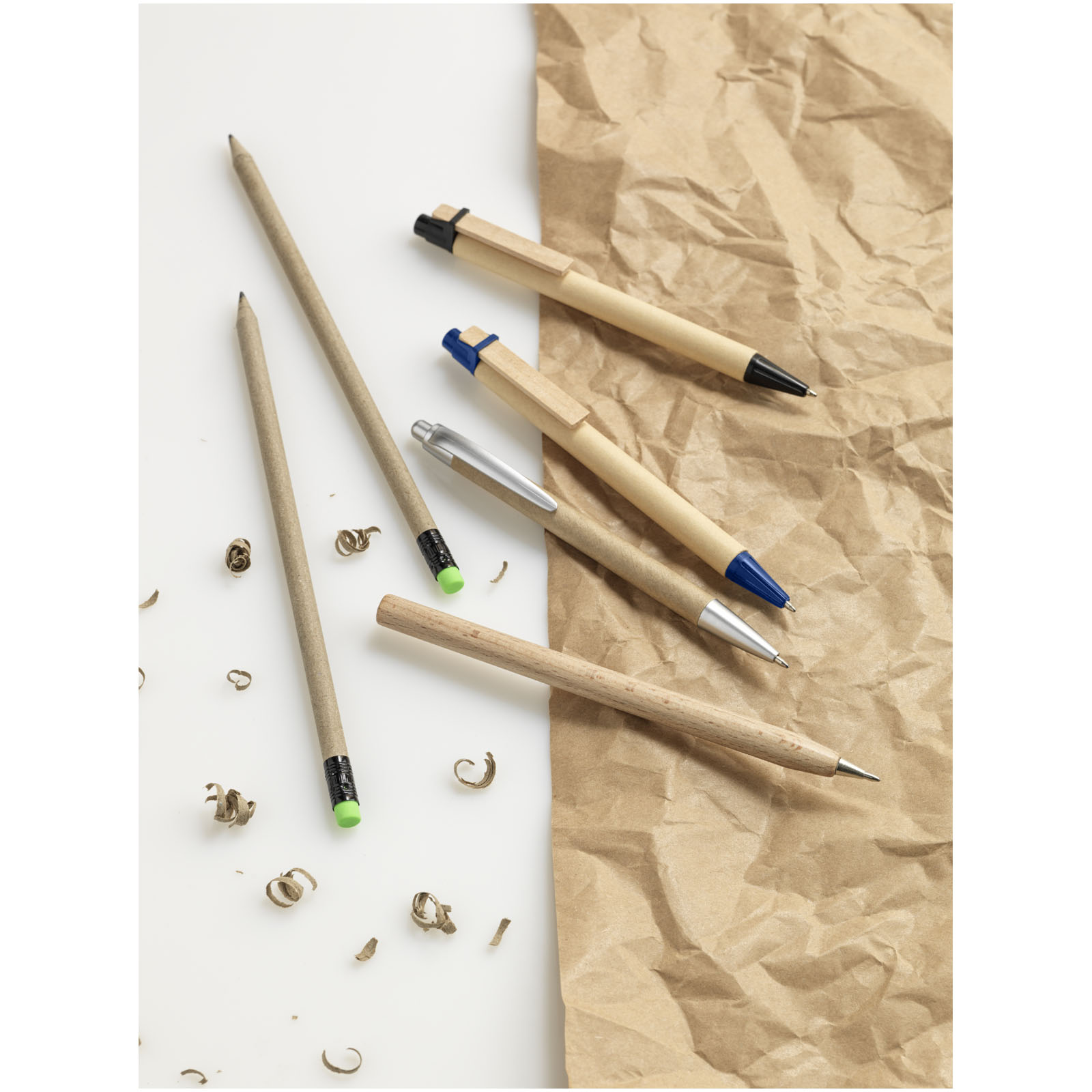 Tiflet recycled paper ballpoint pen (black ink)
