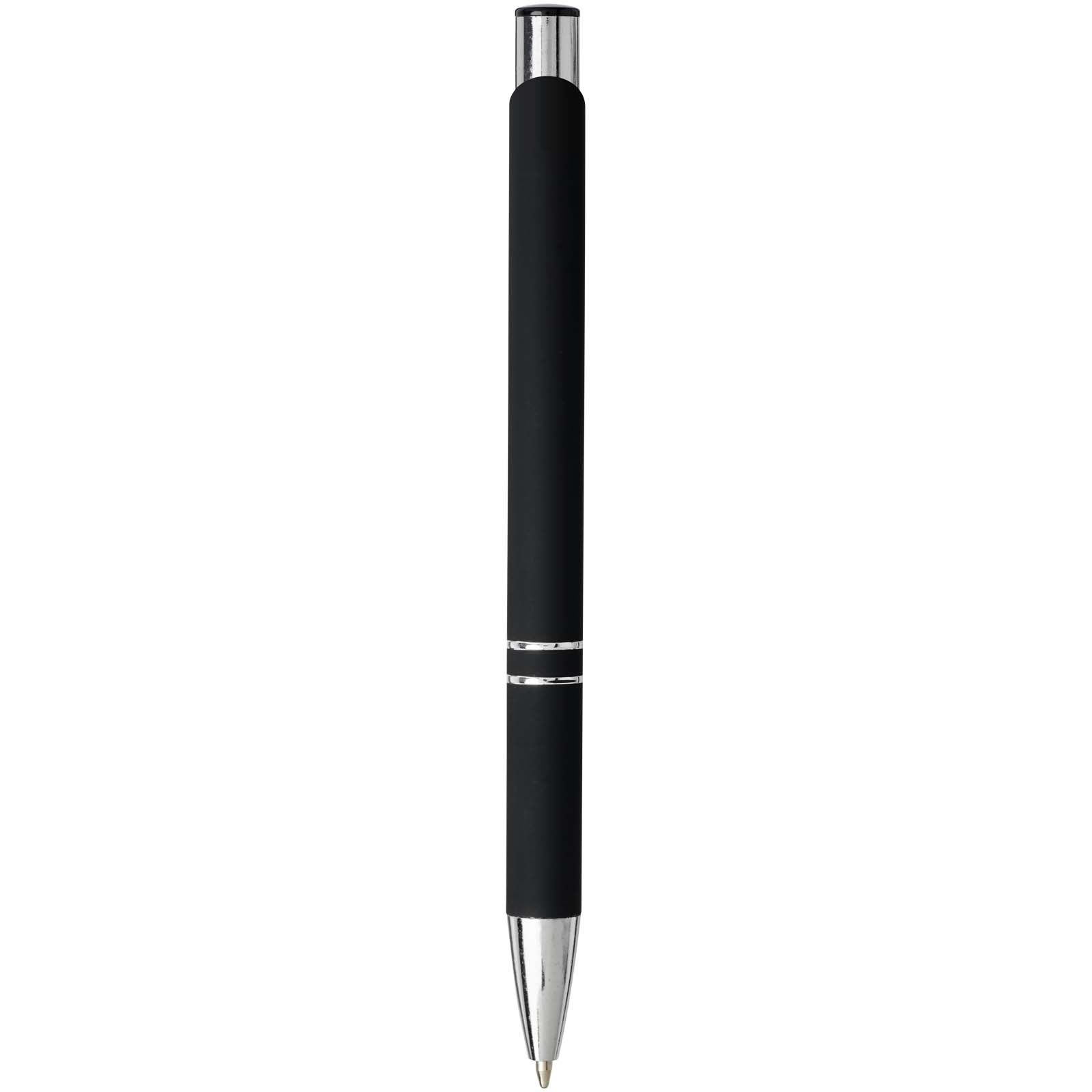 Moneta soft touch ballpoint pen (black ink)