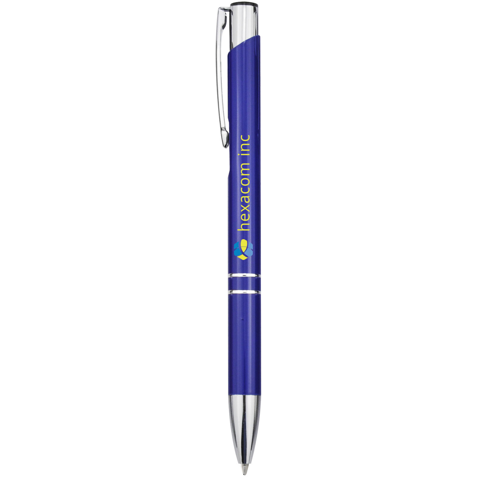 Moneta aluminium click ballpoint pen (black ink)
