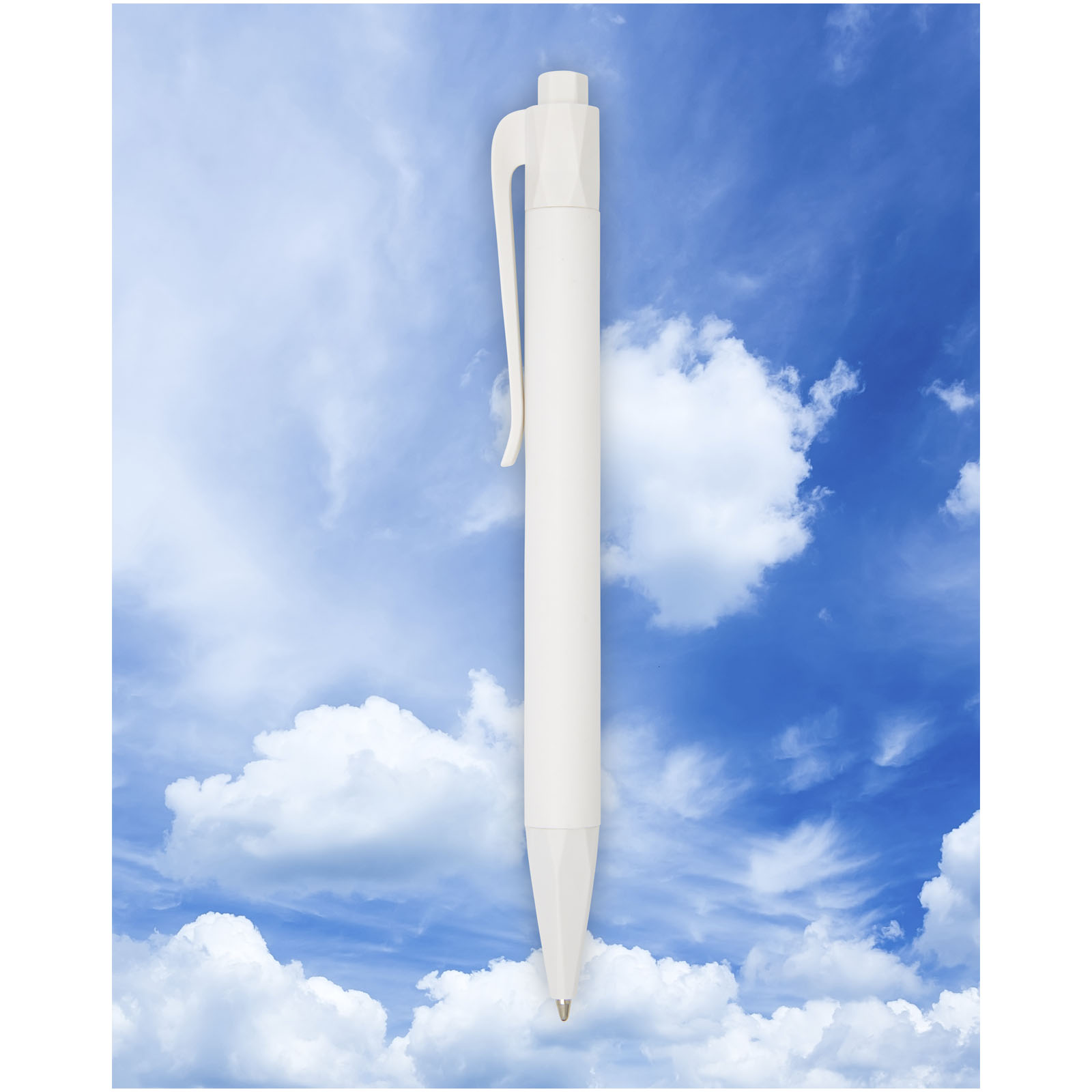 Terra corn plastic ballpoint pen (blue ink)