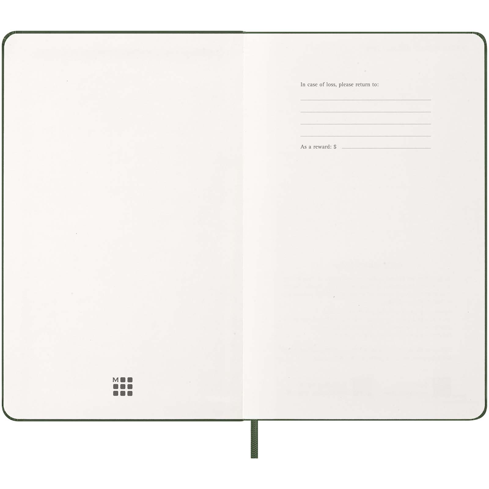 Moleskine hard cover 12 month L daily planner