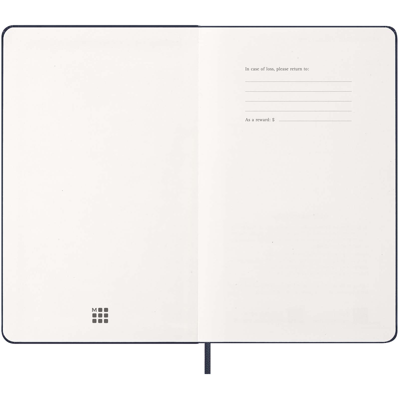 Moleskine hard cover 12 month weekly L planner