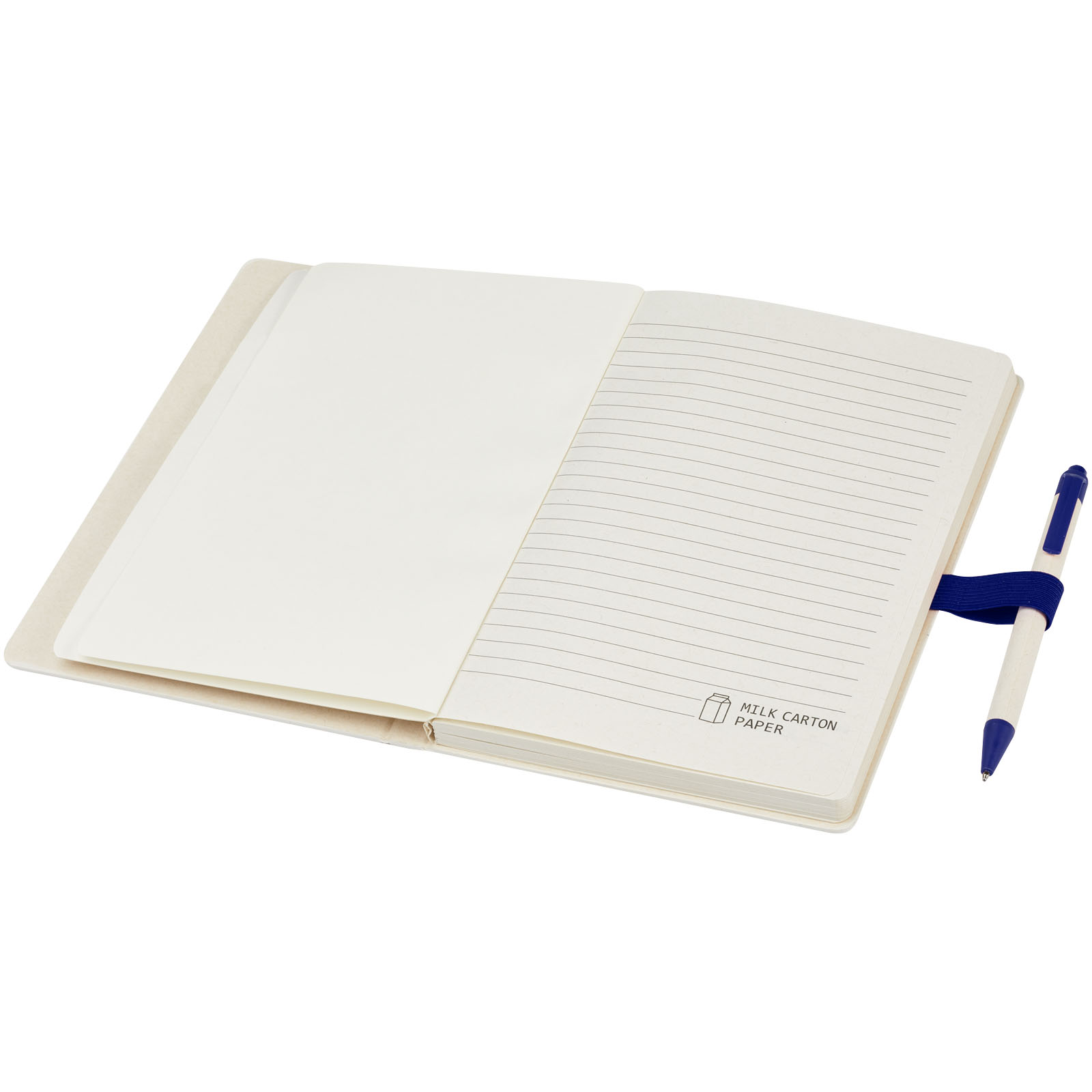 Dairy Dream A5 size reference recycled milk cartons notebook and ballpoint pen set
