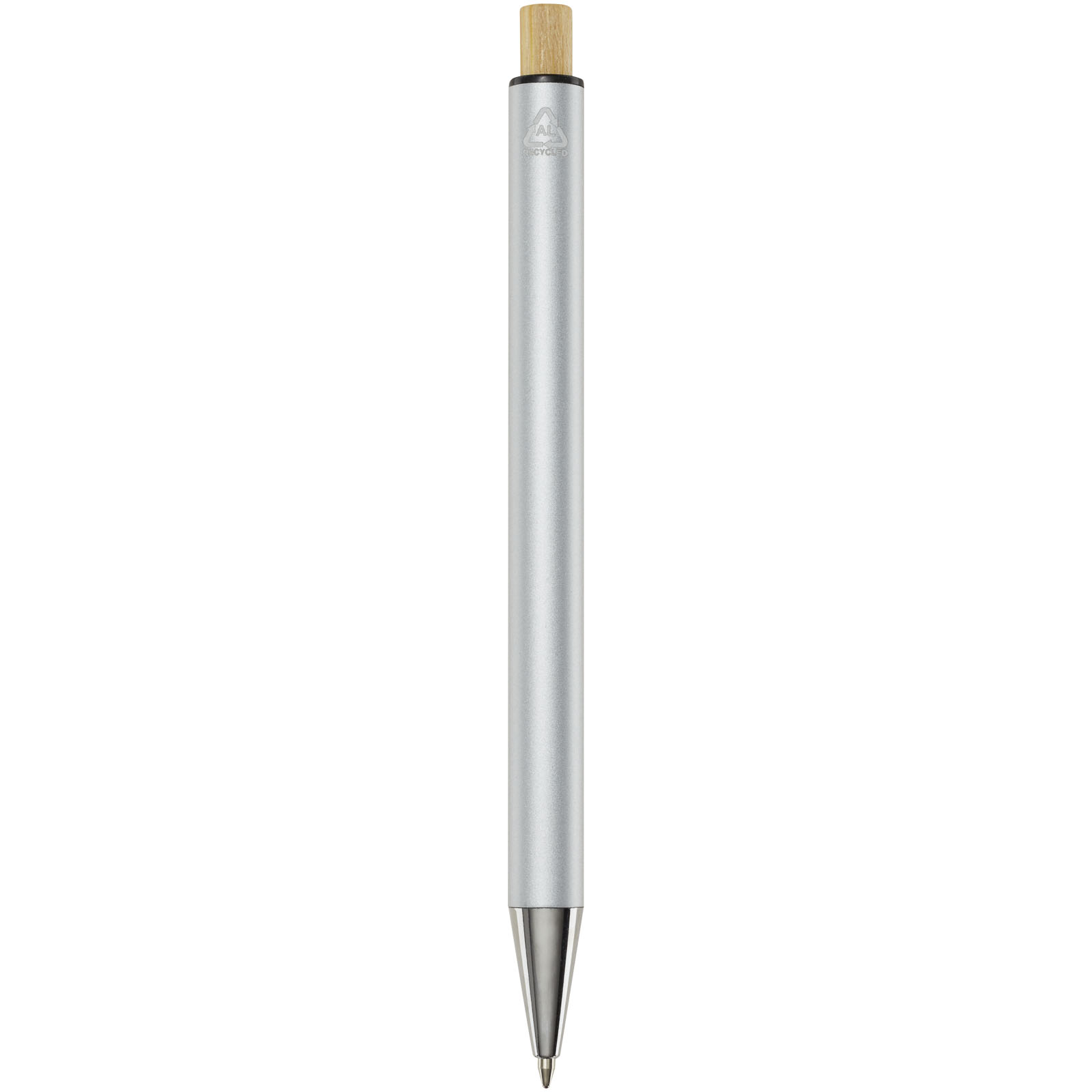 Cyrus recycled aluminium ballpoint pen (blue ink)