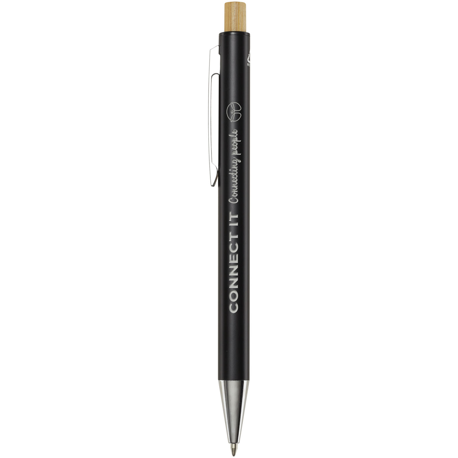 Cyrus recycled aluminium ballpoint pen (blue ink)