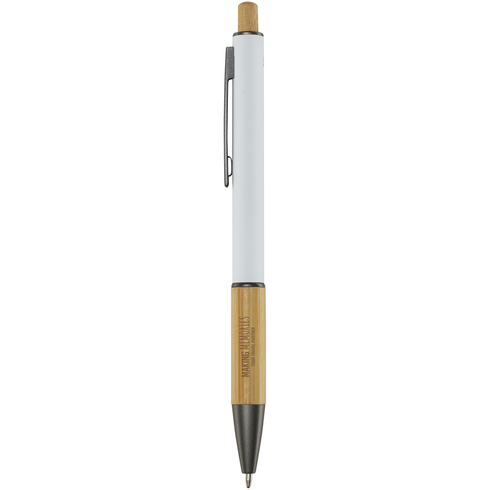 Darius recycled aluminium ballpoint pen (black ink)