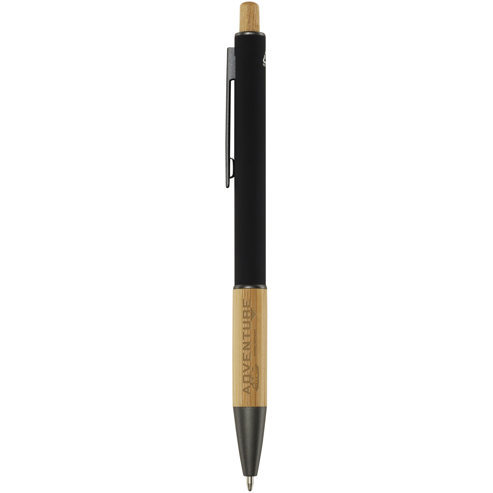 Darius recycled aluminium ballpoint pen (black ink)