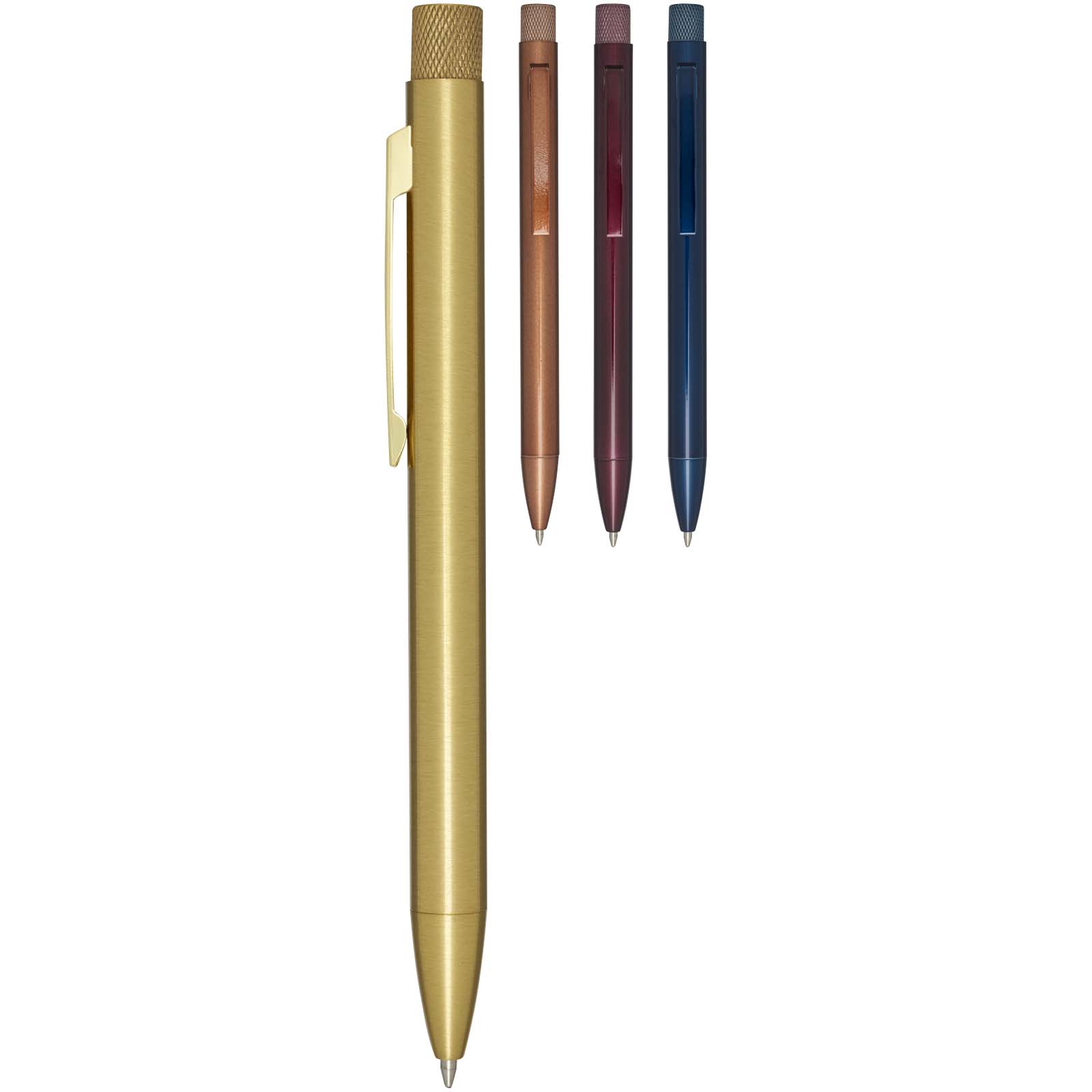 Beatriz recycled brass ballpoint pen (blue ink)