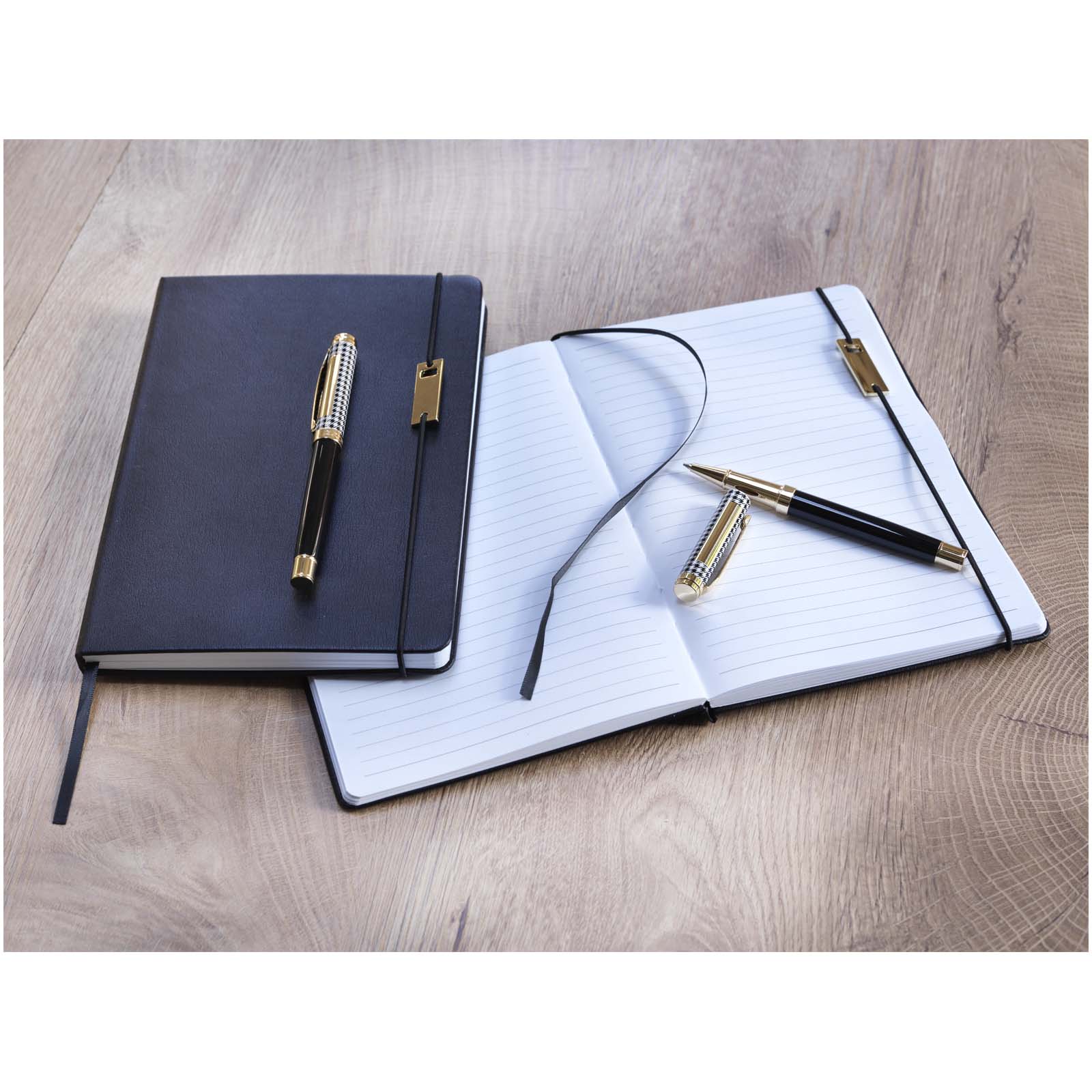 Legato A5 notebook and rollerball pen set (blue ink)