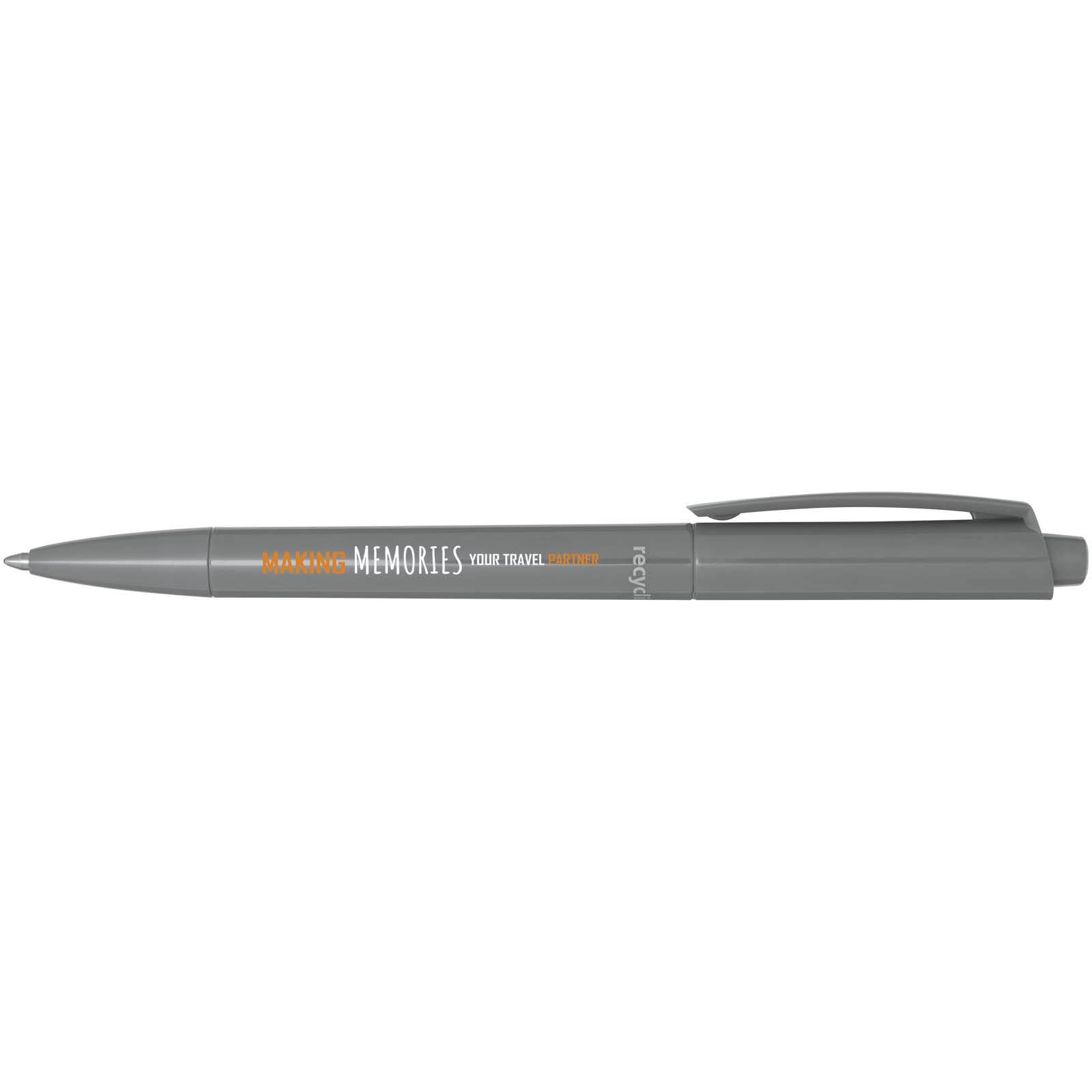 Martha recycled plastic ballpoint pen (blue ink)