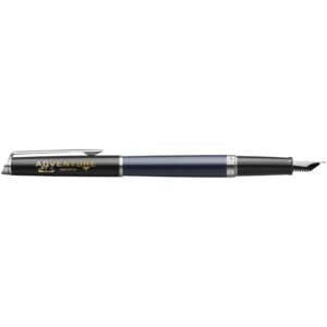 Hemisphere colour blocking fountain pen with palladium trim (blue ink)