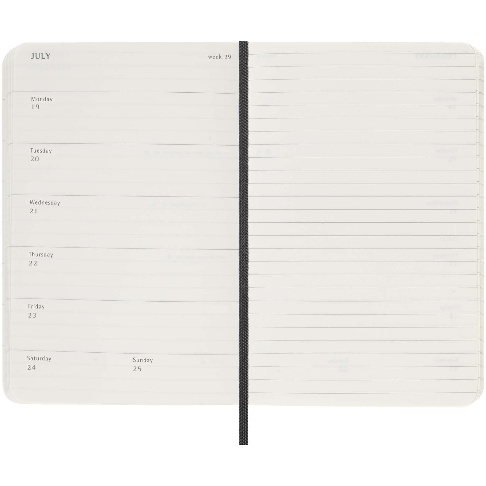 Moleskine soft cover 12 month weekly PK planner