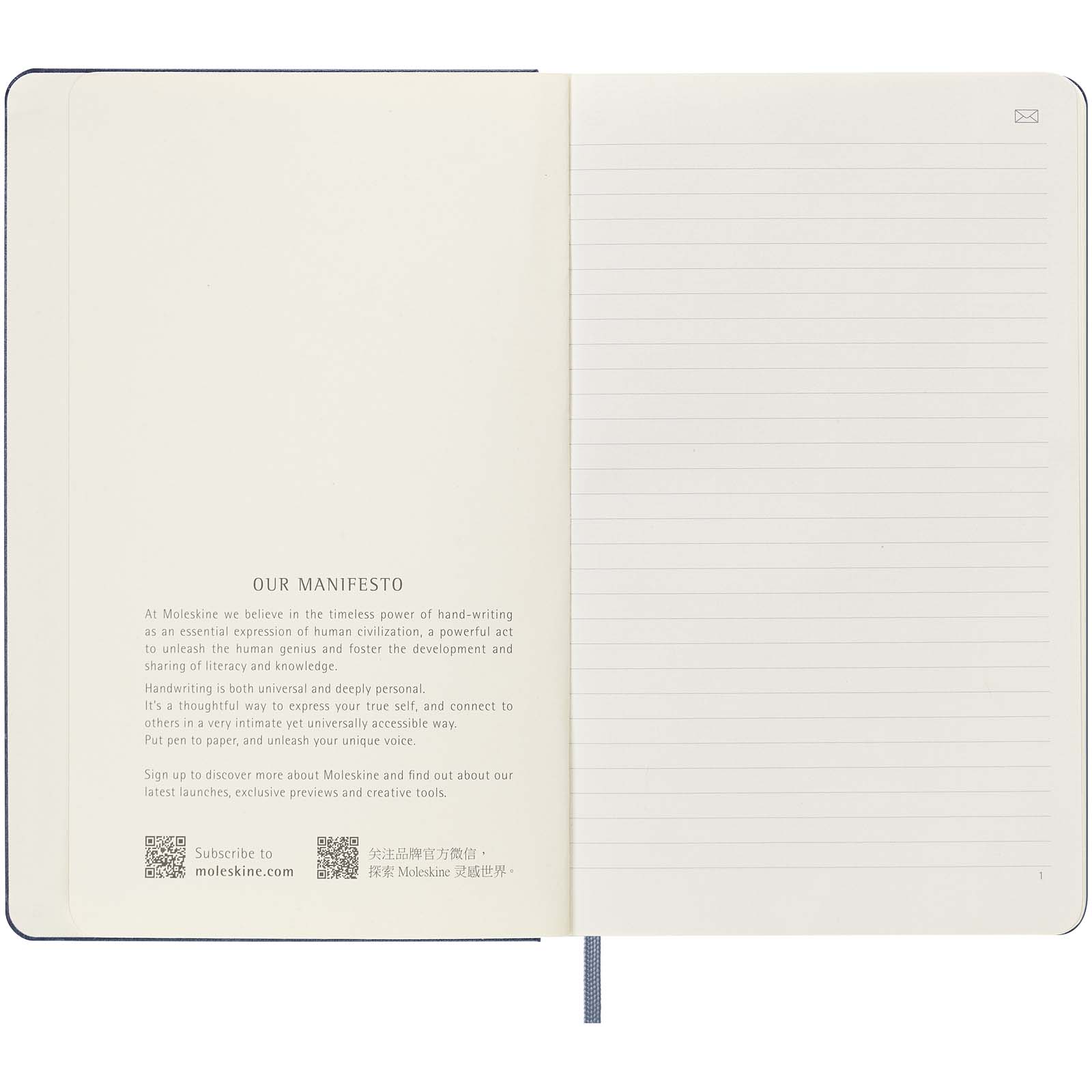 Moleskine Smart notebook L – ruled