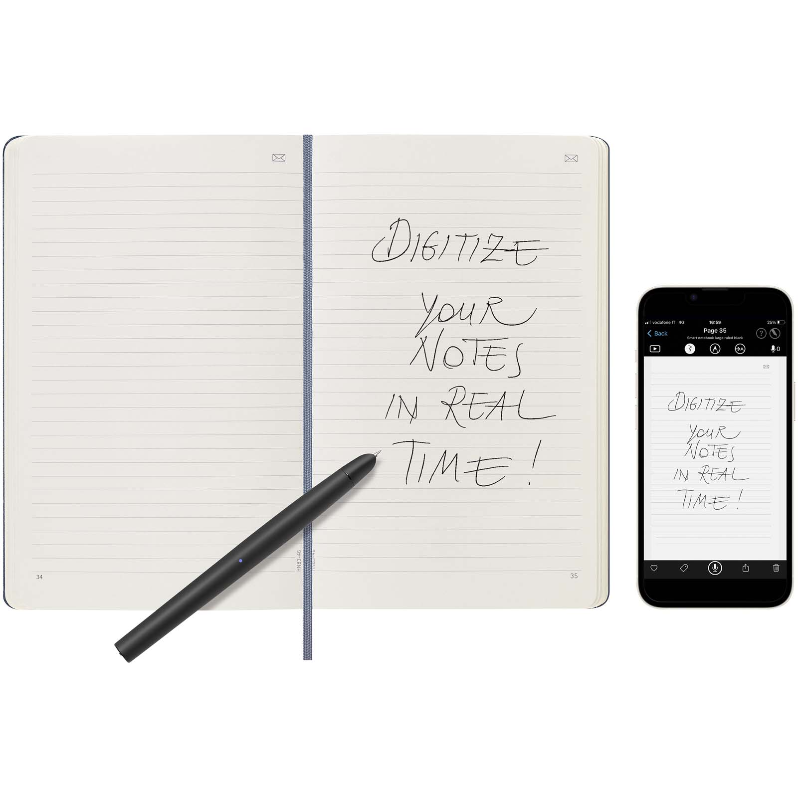Moleskine Smart notebook L – ruled