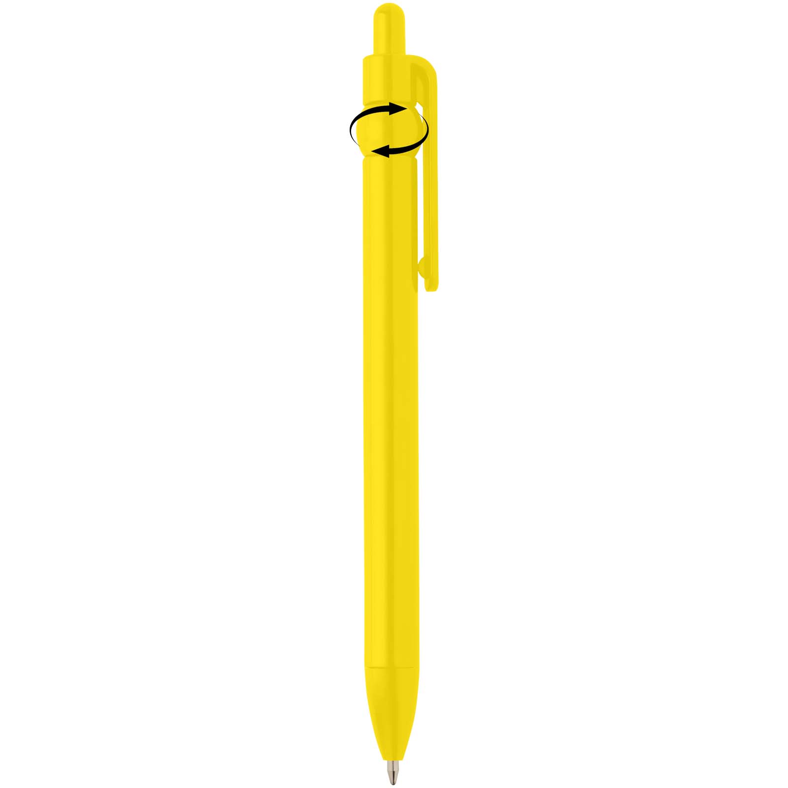 Fidget recycled plastic ballpoint pen (black ink)