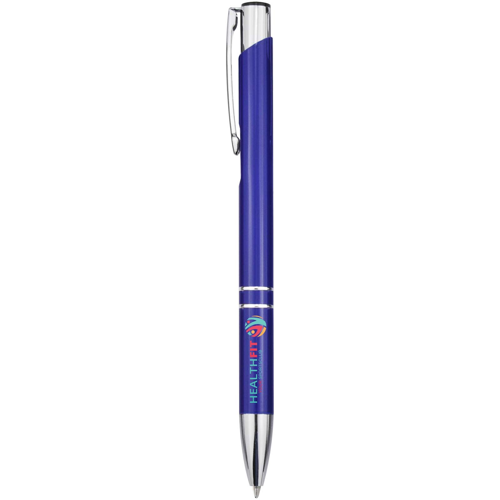 Moneta recycled aluminium ballpoint pen (blue ink)