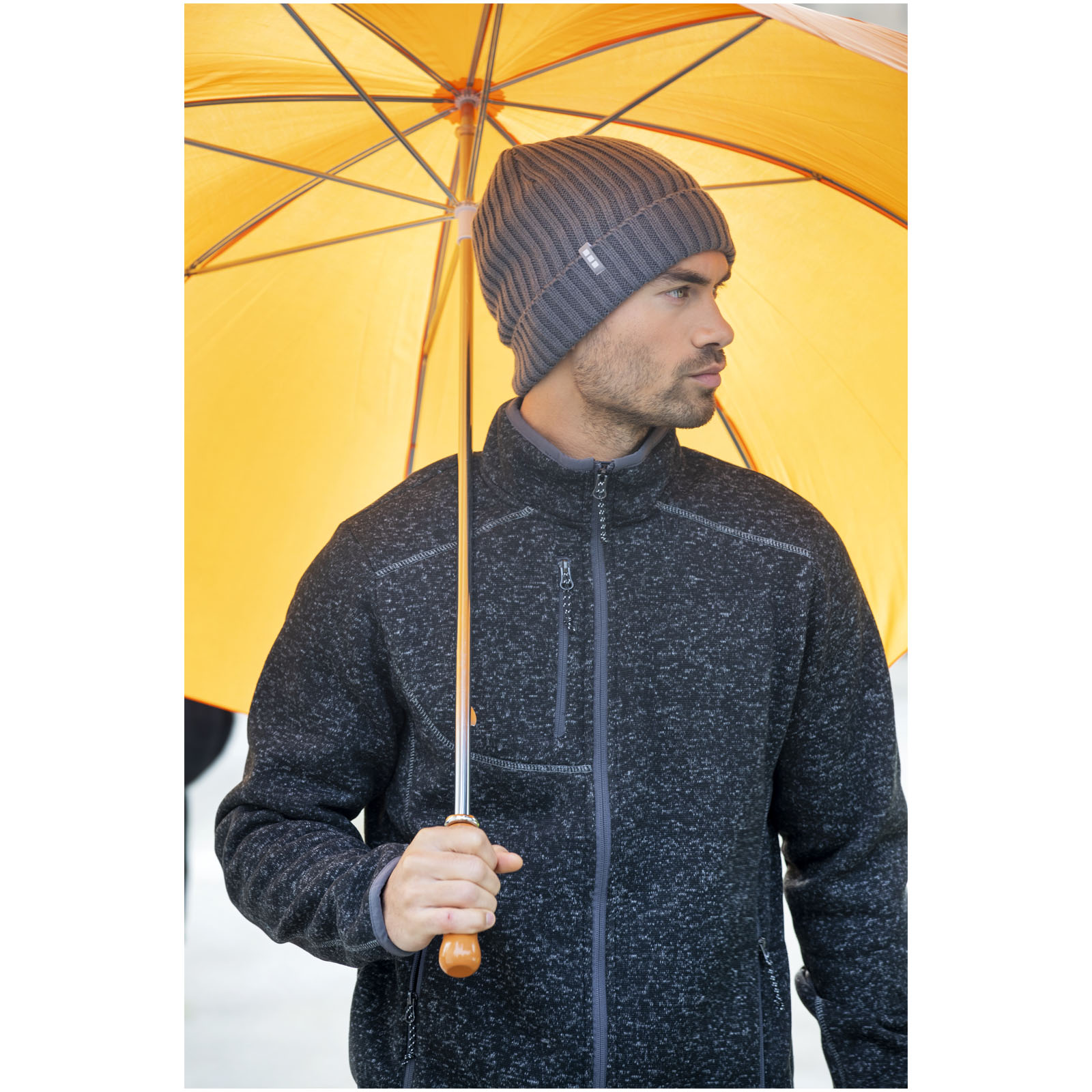 Karl 30″ golf umbrella with wooden handle
