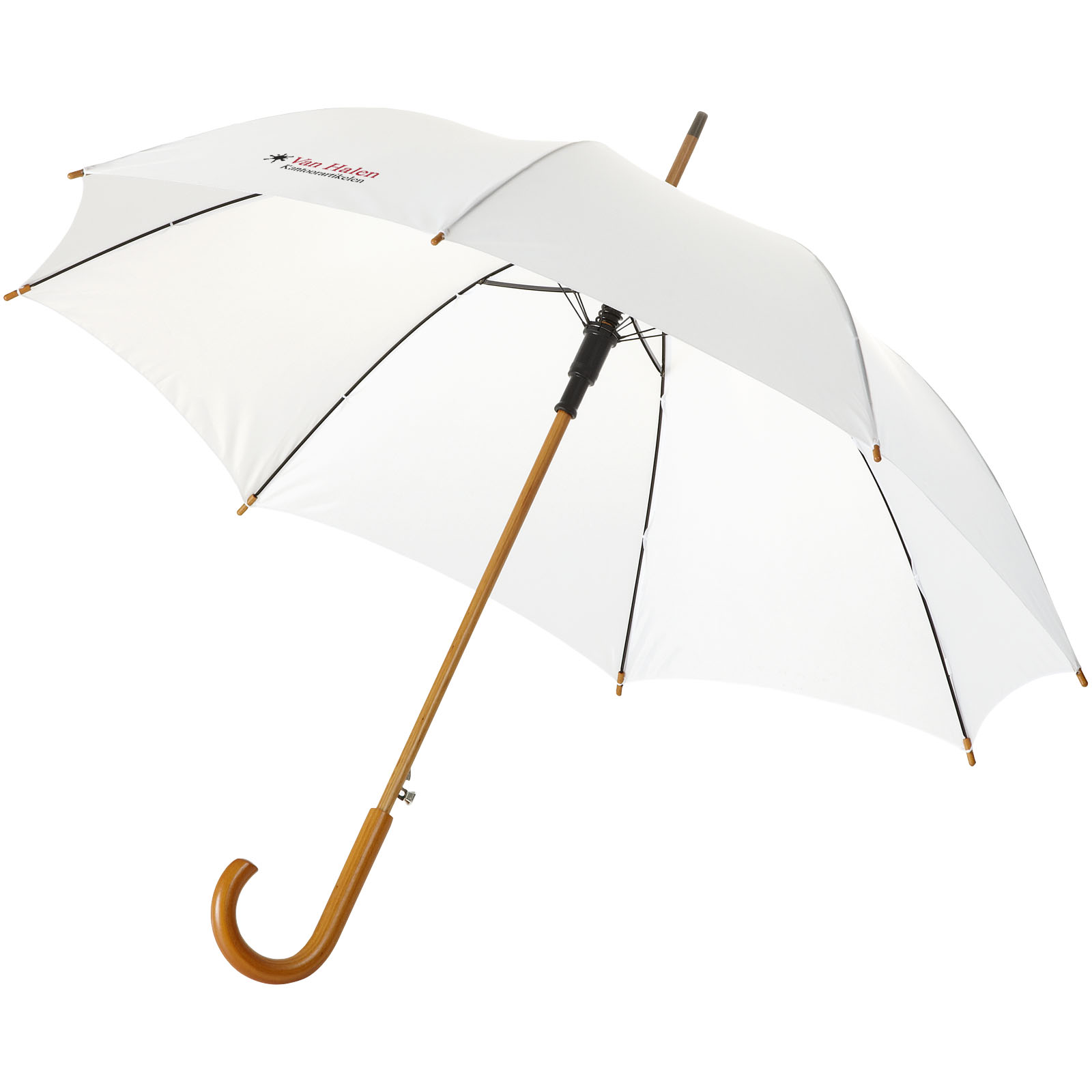 Kyle 23″ auto open umbrella wooden shaft and handle