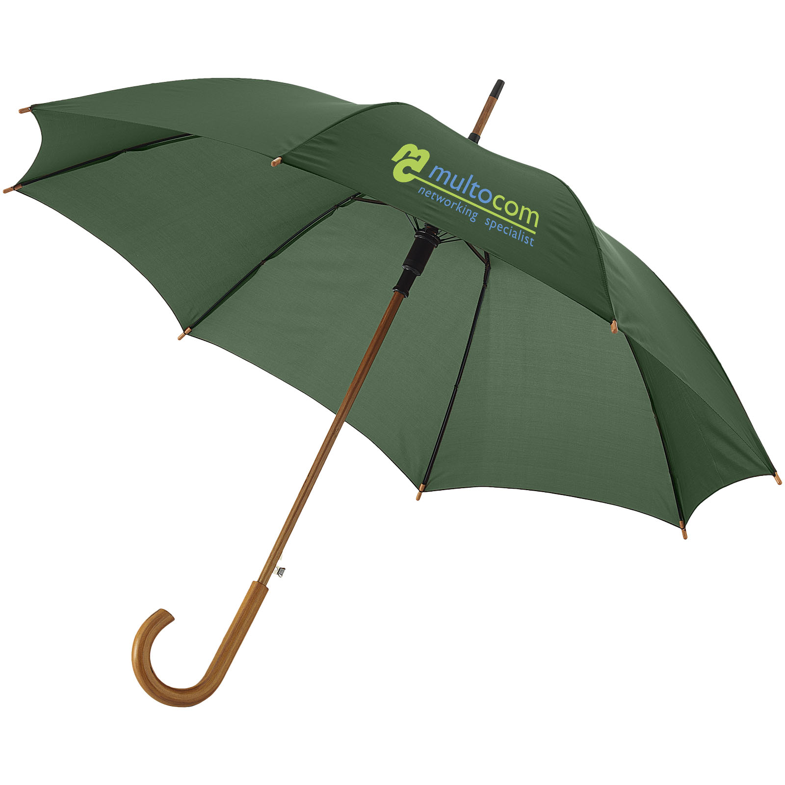 Kyle 23″ auto open umbrella wooden shaft and handle