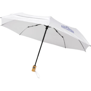 Bo 21″ foldable auto open/close recycled PET umbrella