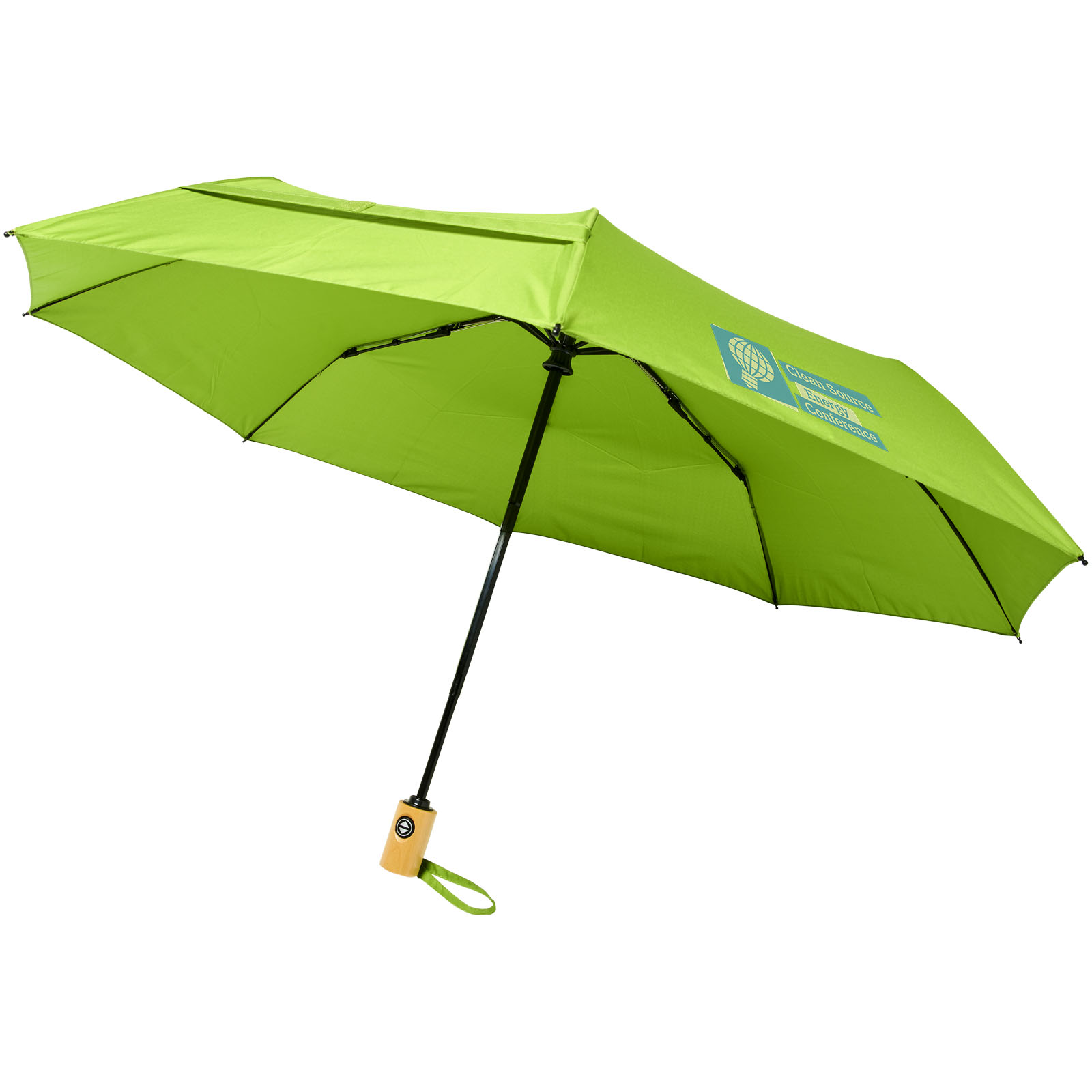 Bo 21″ foldable auto open/close recycled PET umbrella
