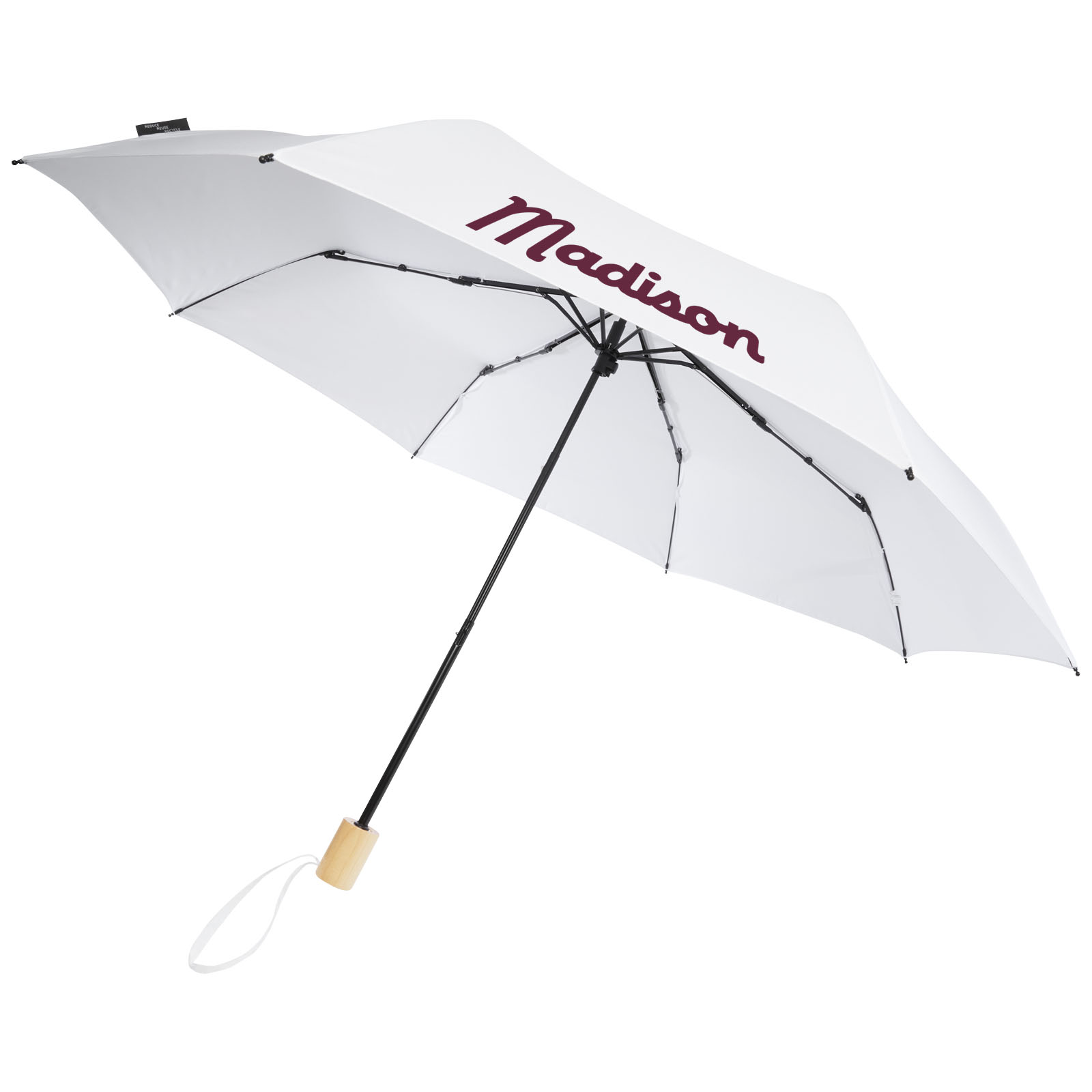 Birgit 21” foldable windproof recycled PET umbrella