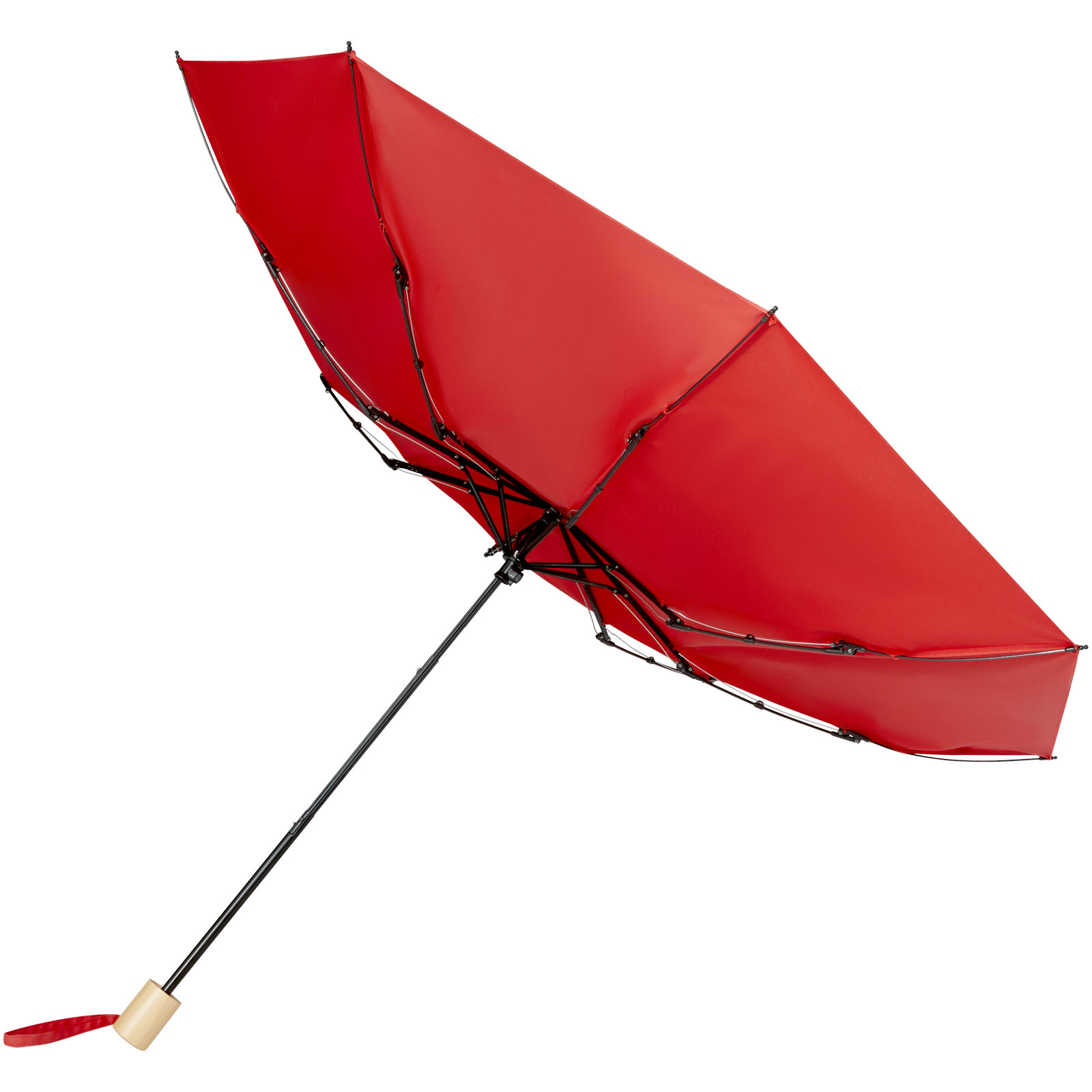 Birgit 21” foldable windproof recycled PET umbrella