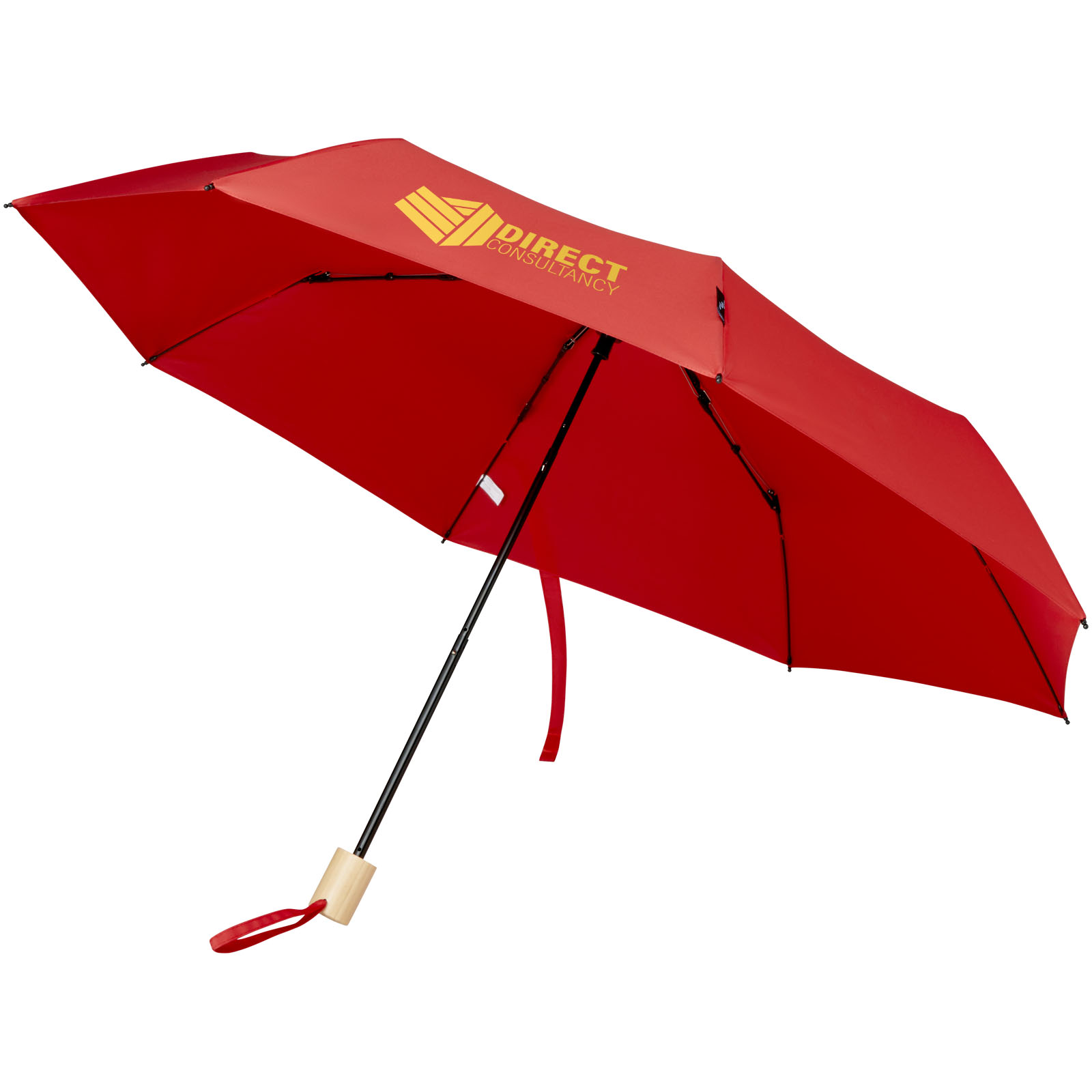 Birgit 21” foldable windproof recycled PET umbrella
