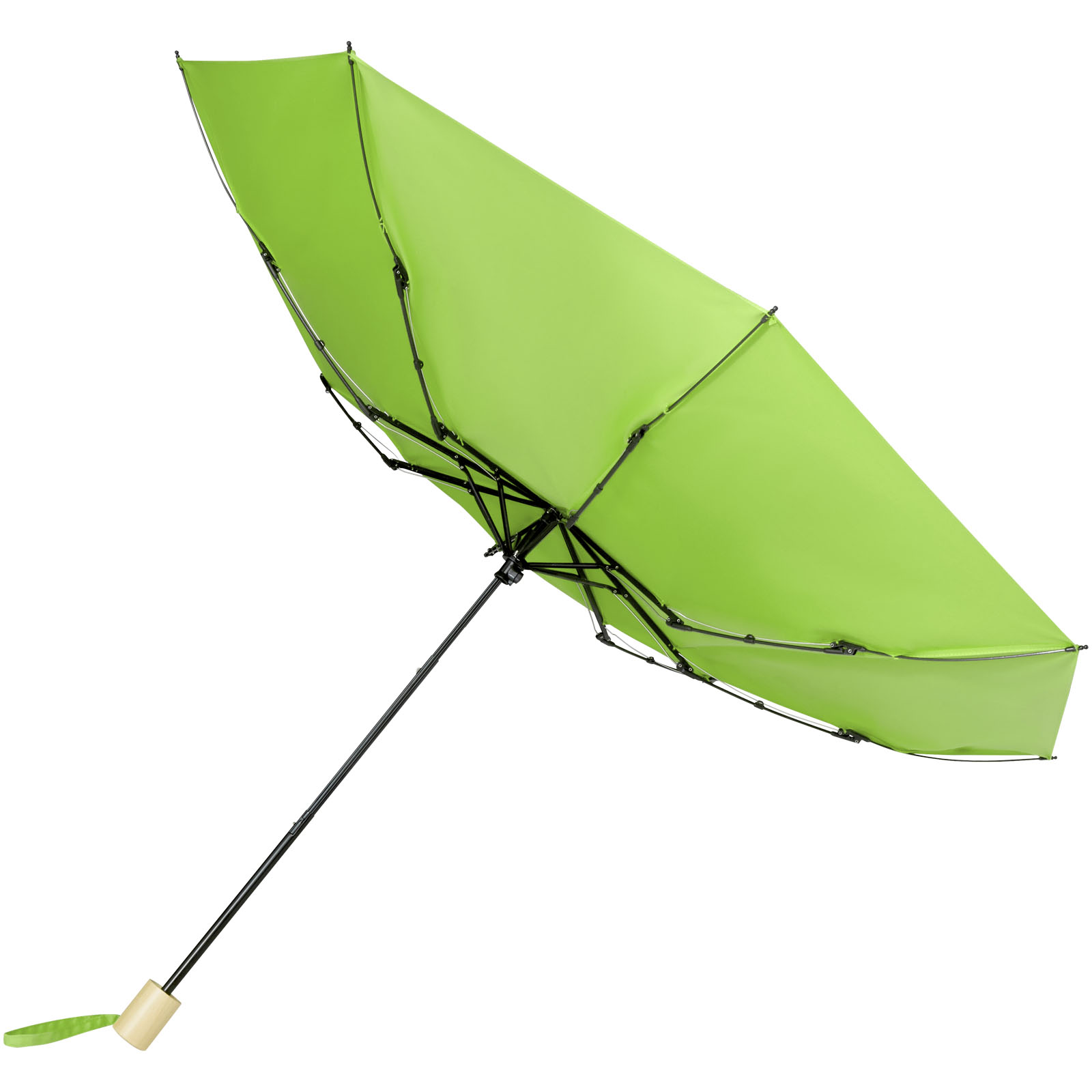 Birgit 21” foldable windproof recycled PET umbrella
