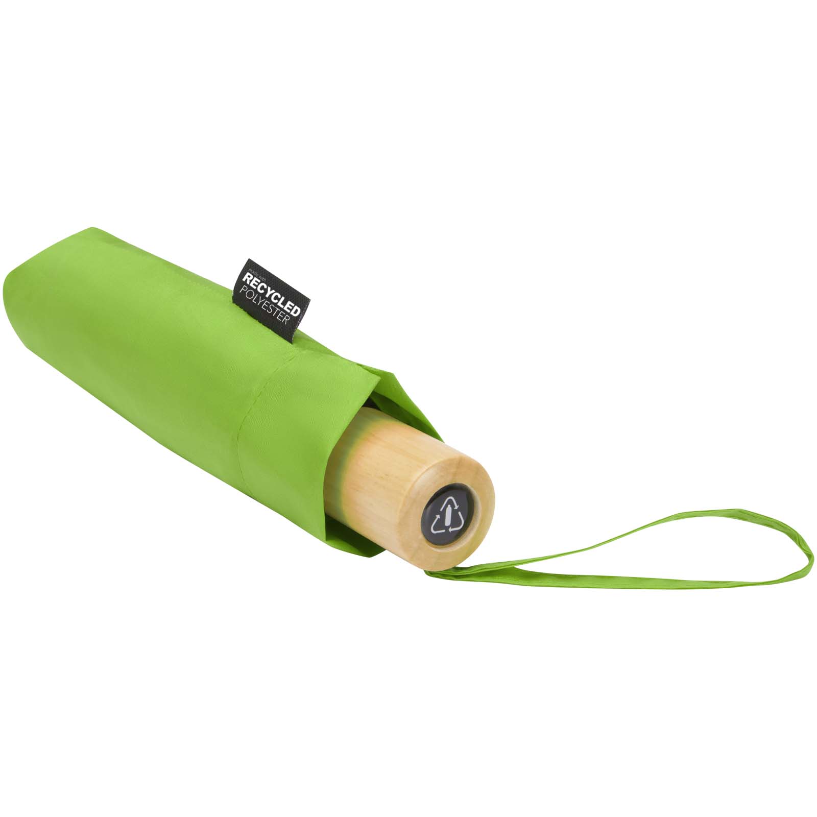 Birgit 21” foldable windproof recycled PET umbrella