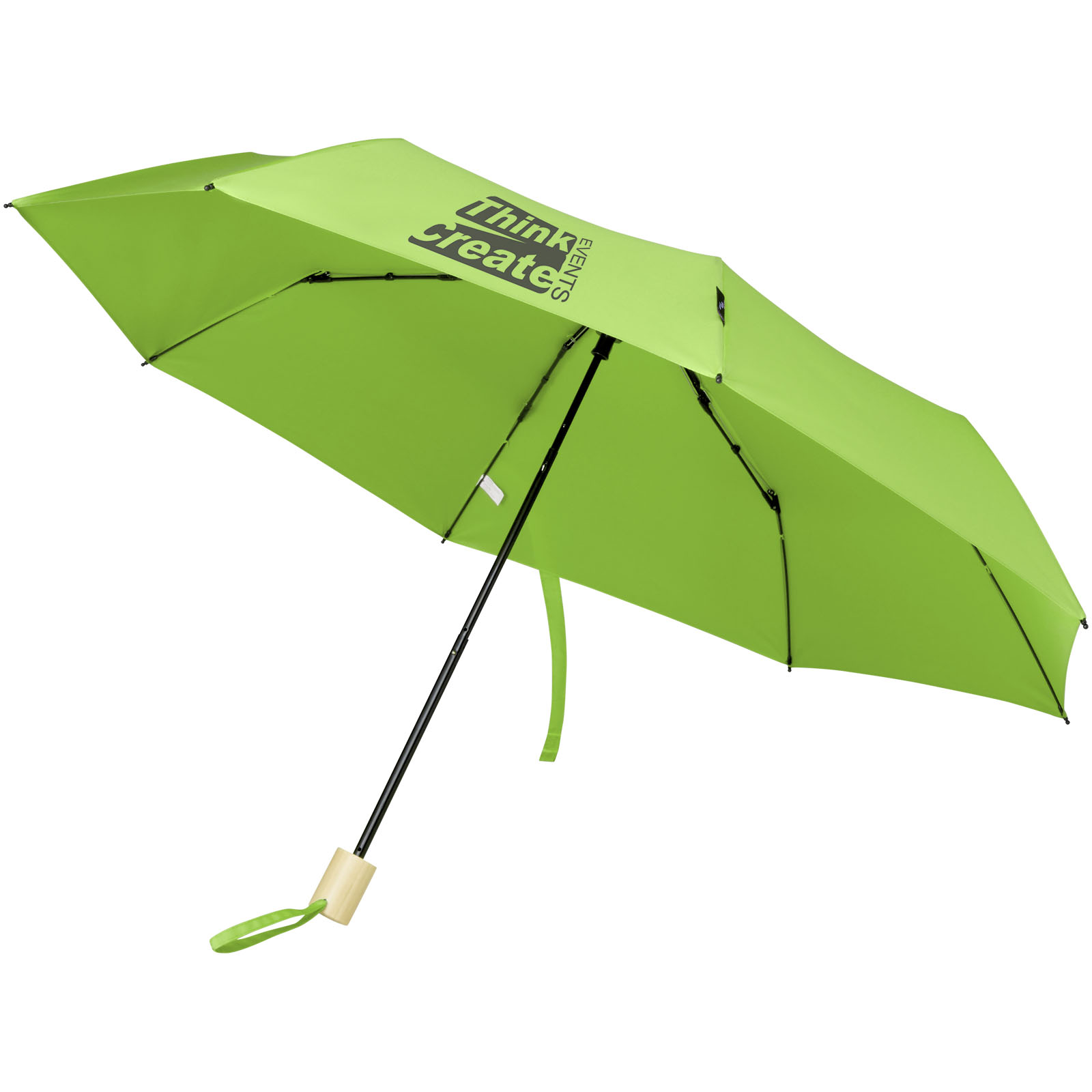 Birgit 21” foldable windproof recycled PET umbrella