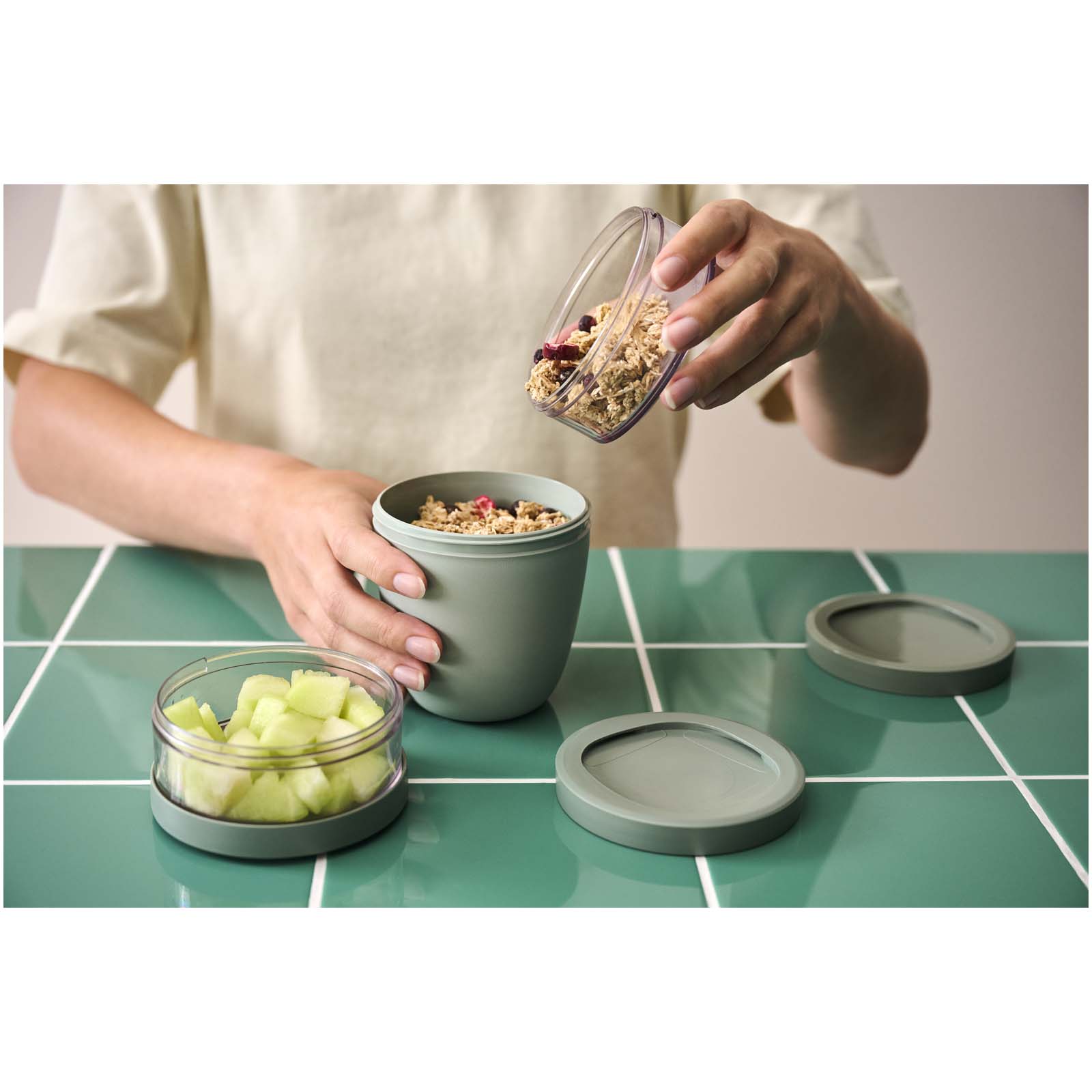 Mepal Ellipse 3-piece 500 ml + 2 x 200 ml insulated lunch pot