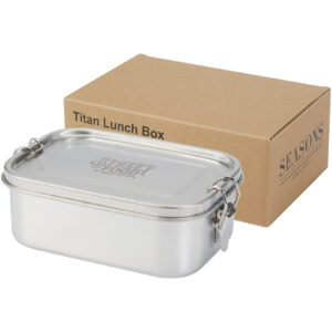 Titan 750 ml recycled stainless steel lunch box