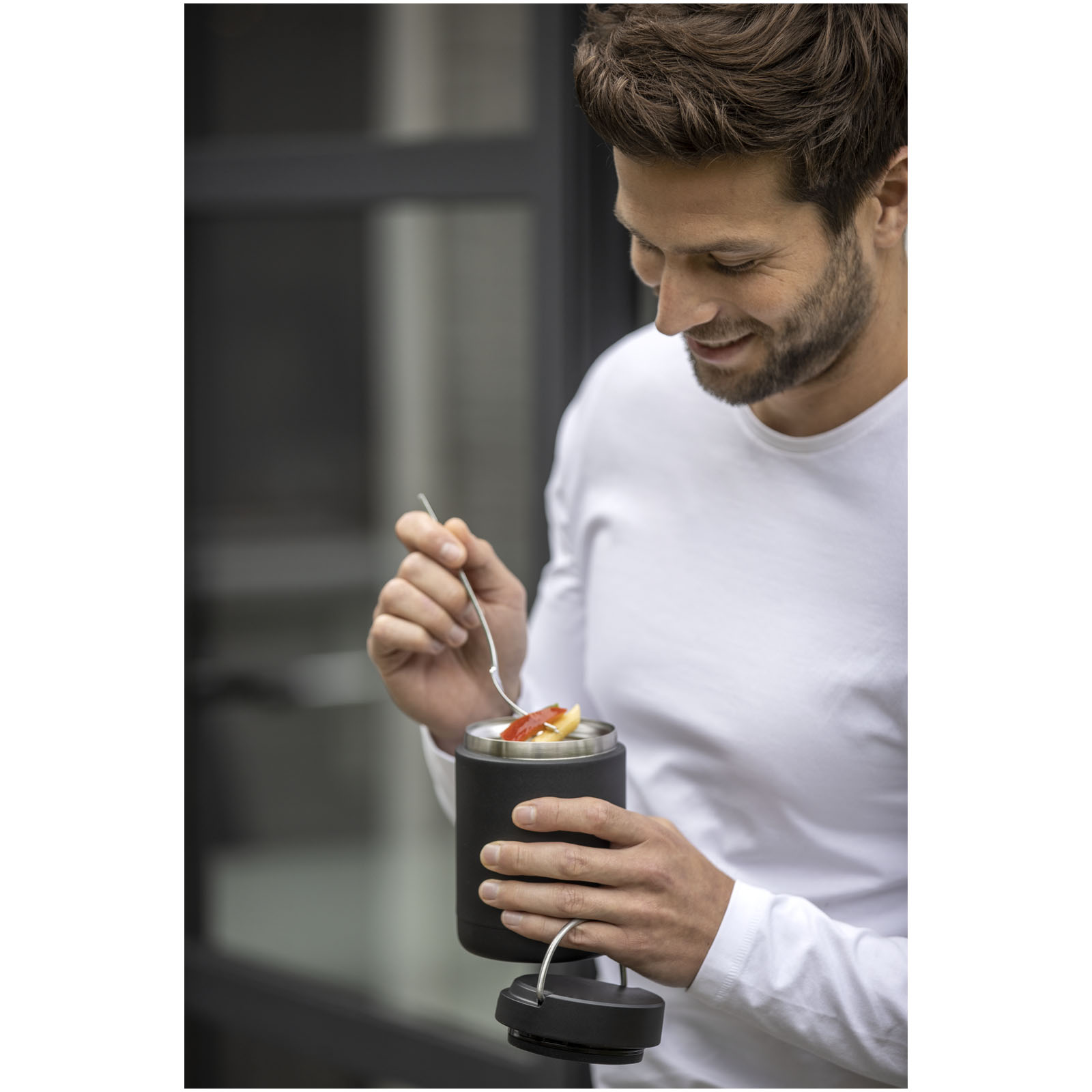 Doveron 500 ml recycled stainless steel insulated lunch pot