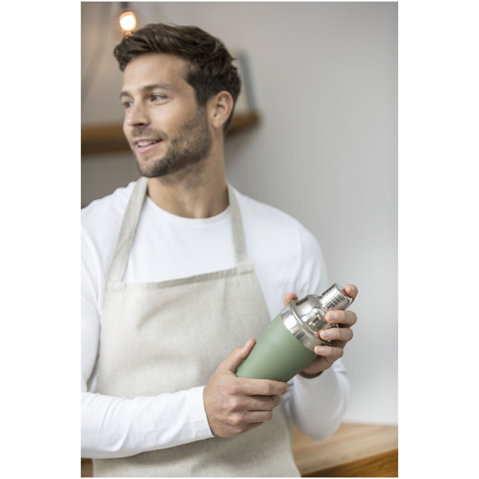 Gaudie recycled stainless steel cocktail shaker