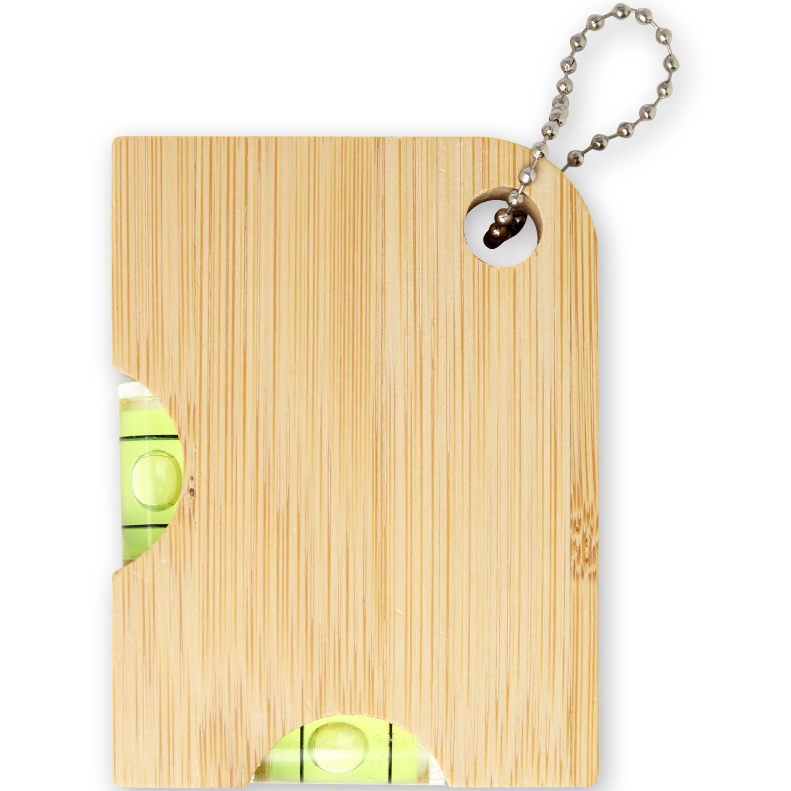 Levo bamboo bottle opener with level
