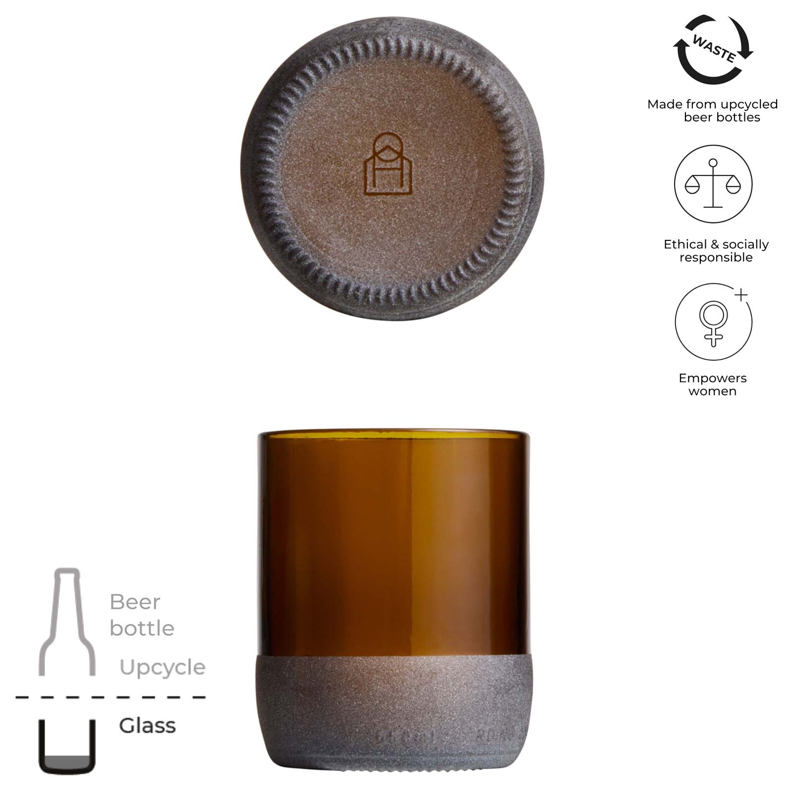 Originalhome 160 ml drinking glass set
