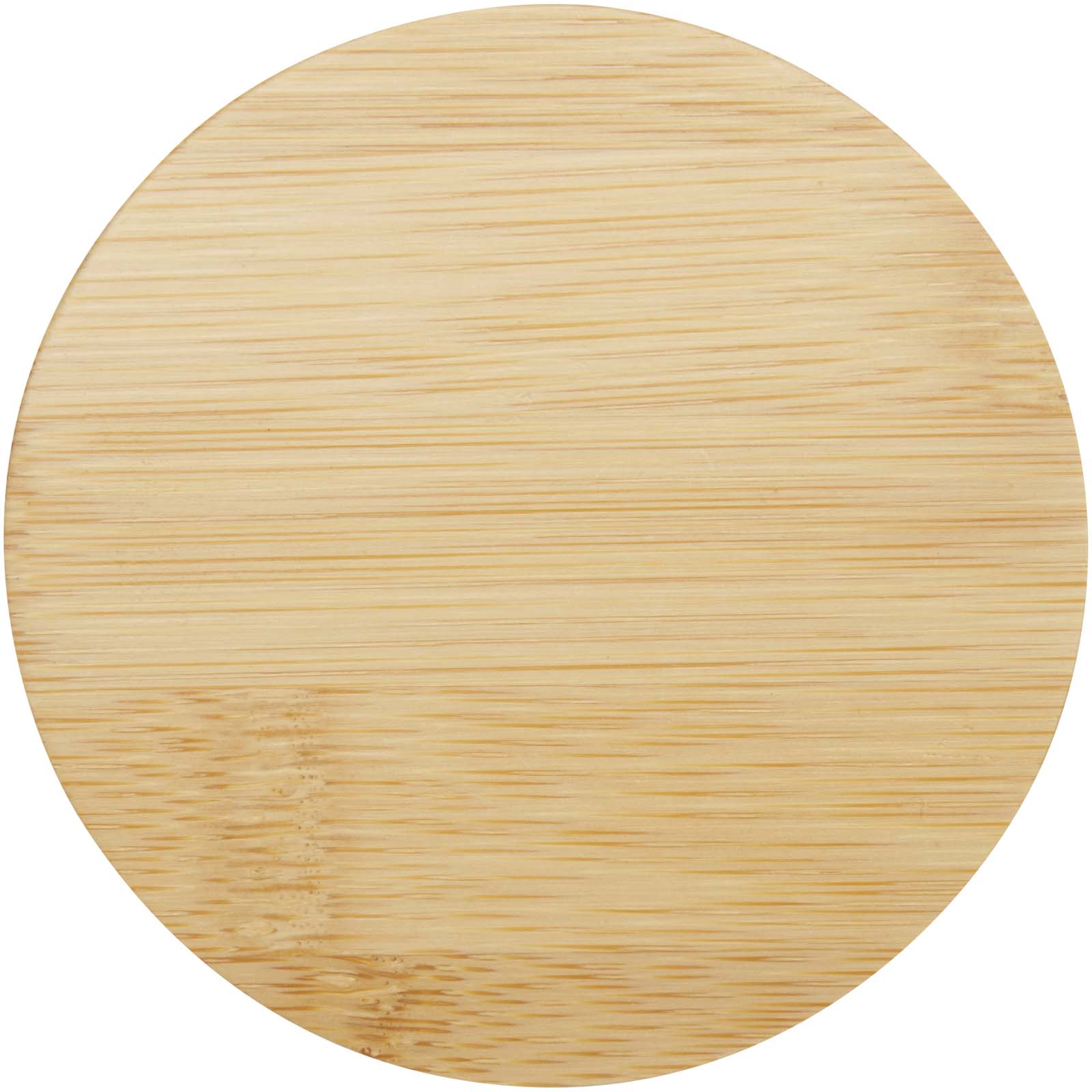 Leona 350 ml glass cup with bamboo lid