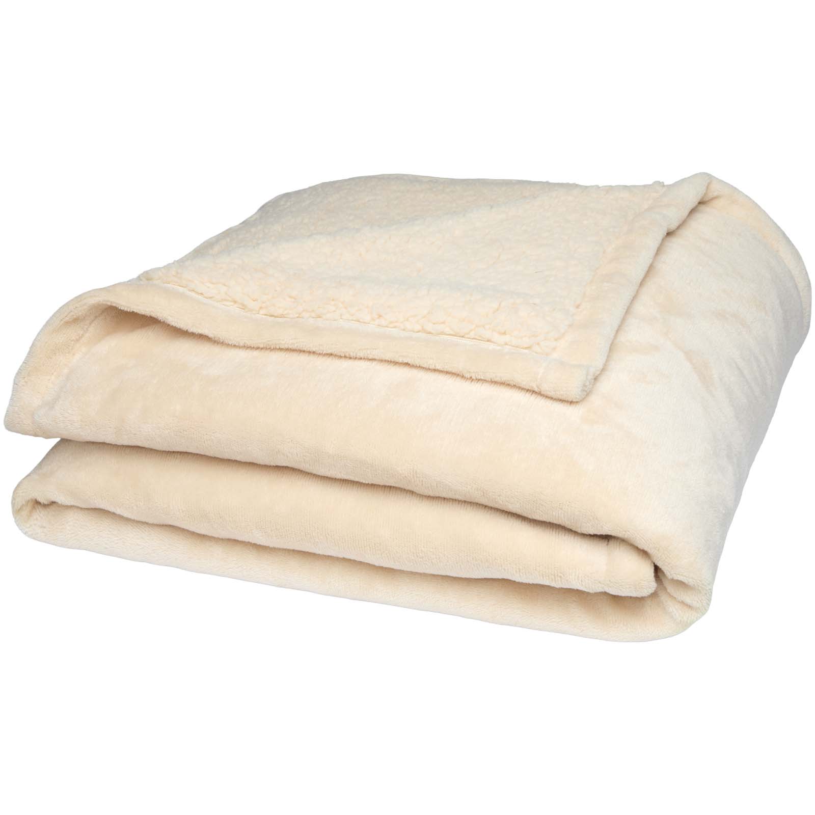 Ashen GRS recycled sherpa blanket