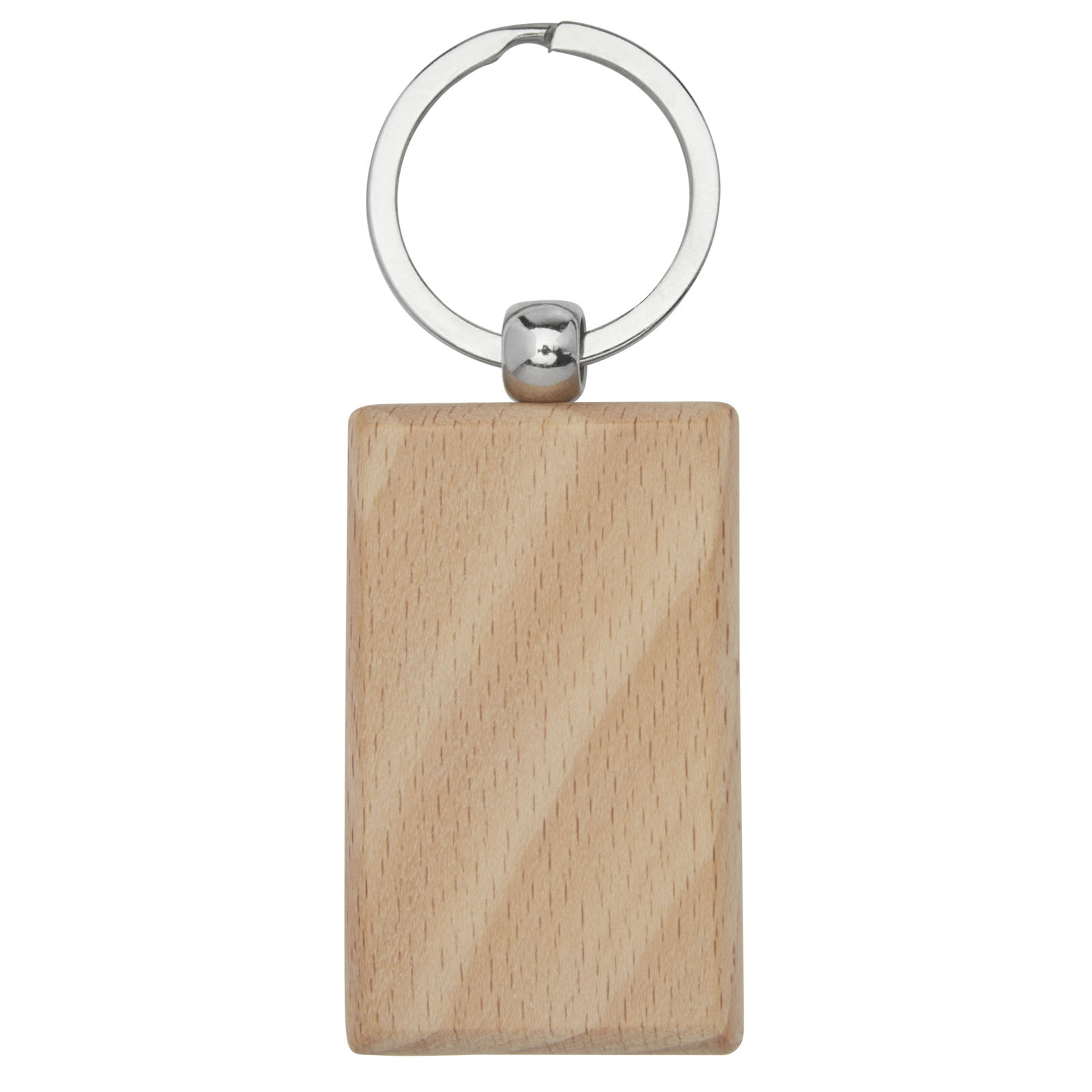 Gian beech wood rectangular keychain