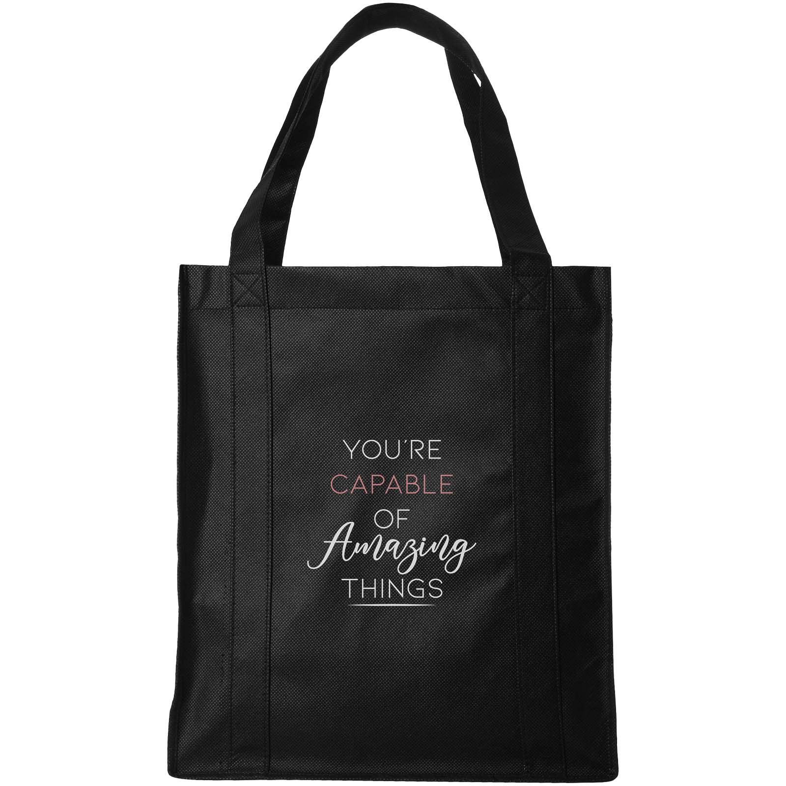 Liberty bottom board non-woven tote bag 29L