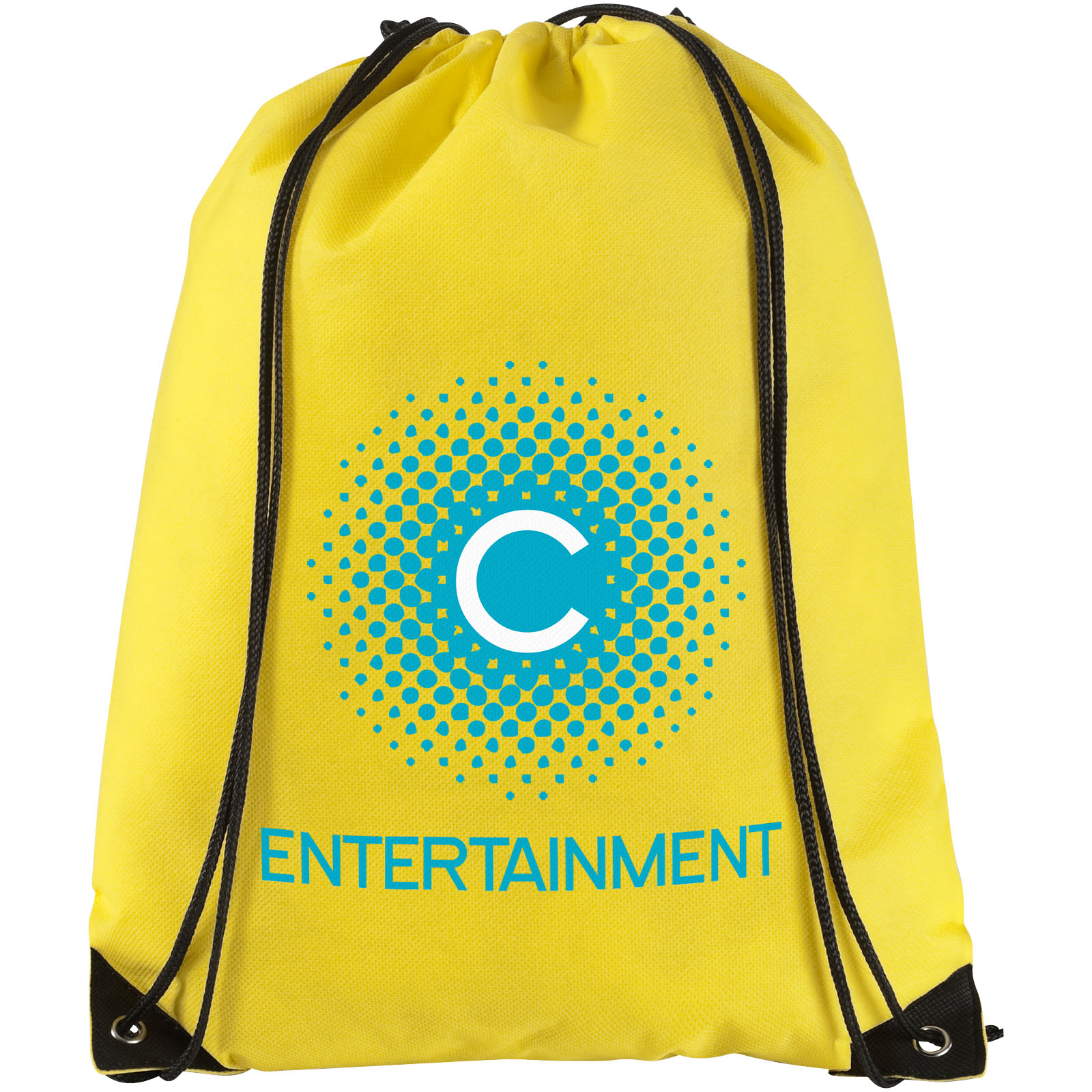 Evergreen non-woven drawstring bag 5L