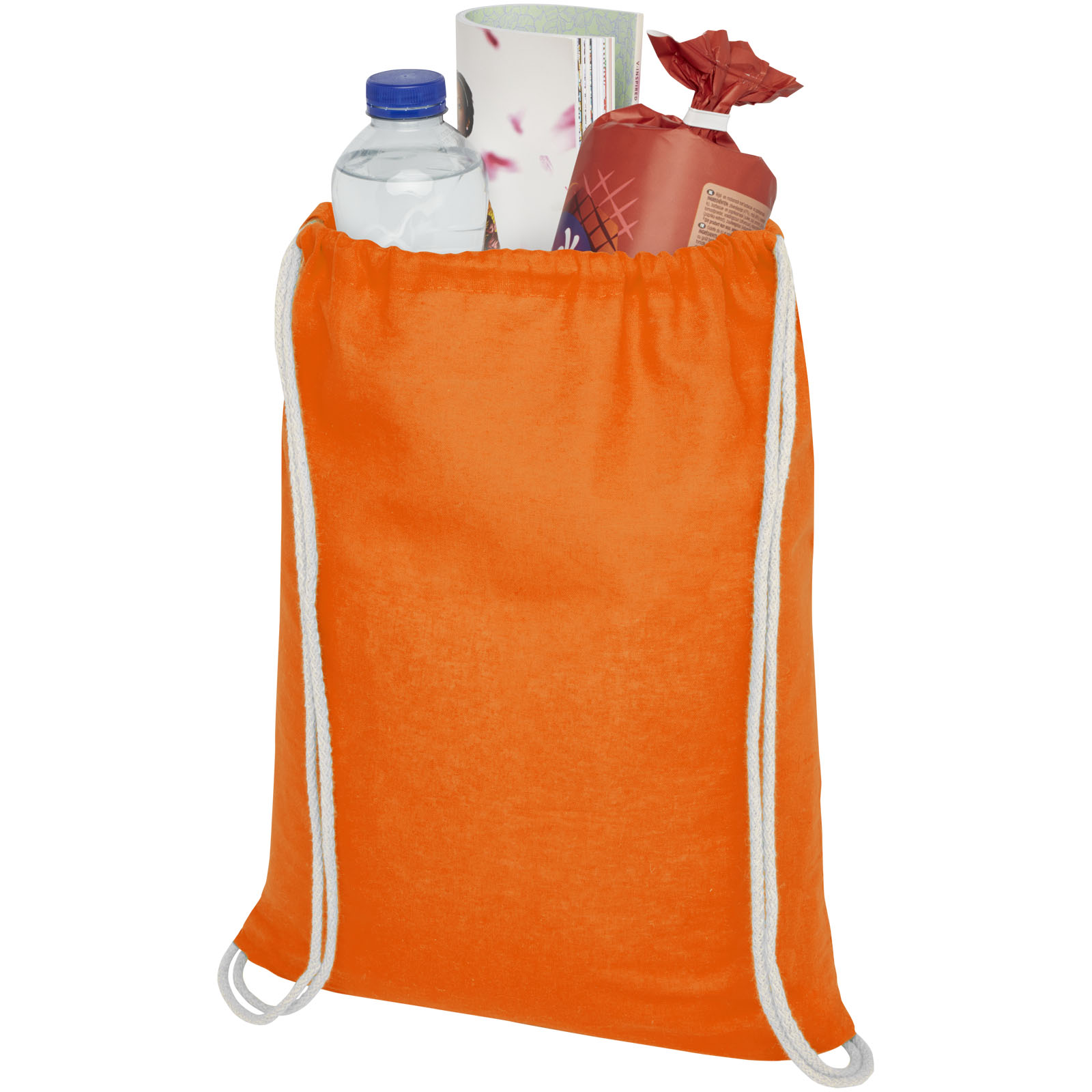 Oregon 100 g/m² cotton drawstring bag 5L