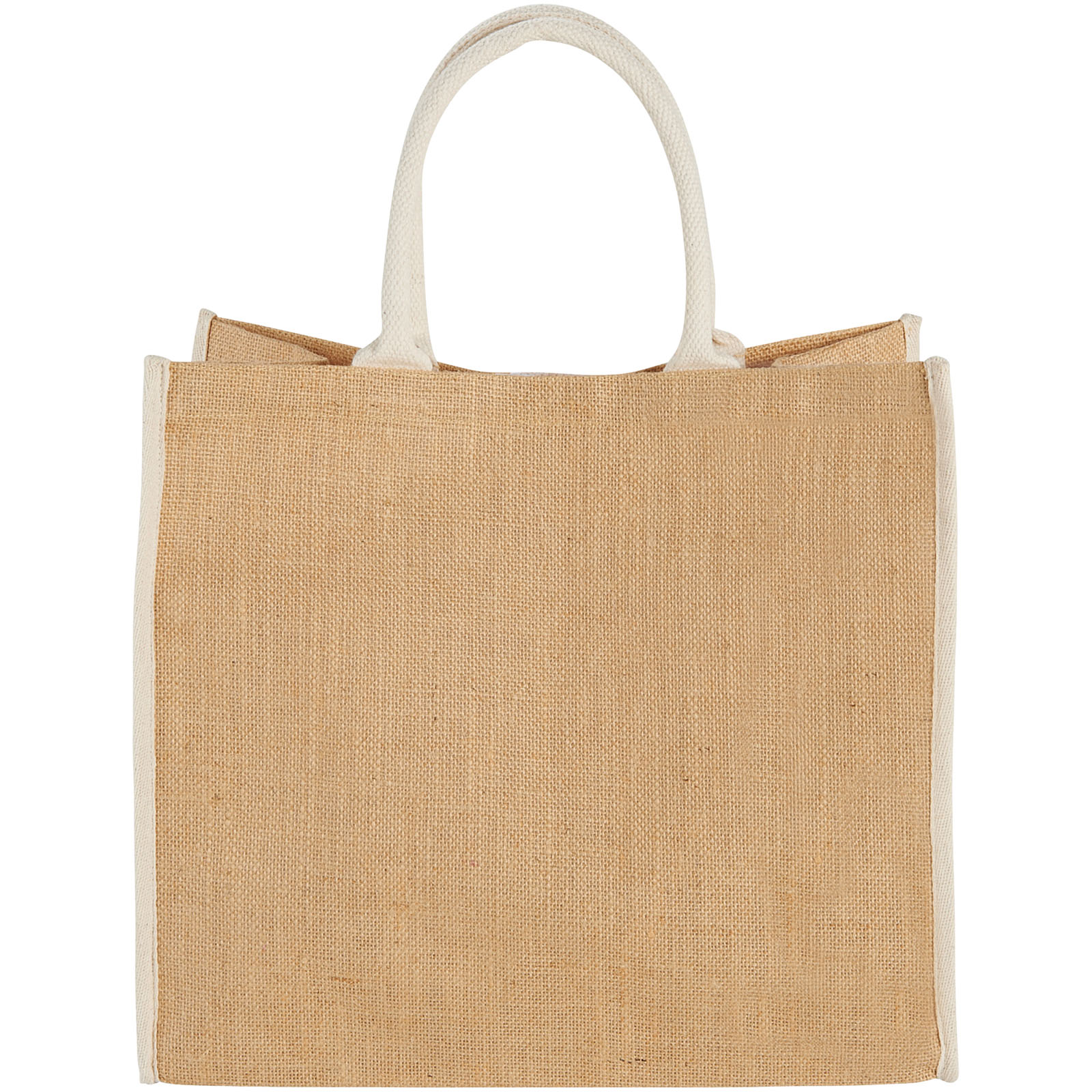 Harry coloured edge jute tote bag 25L