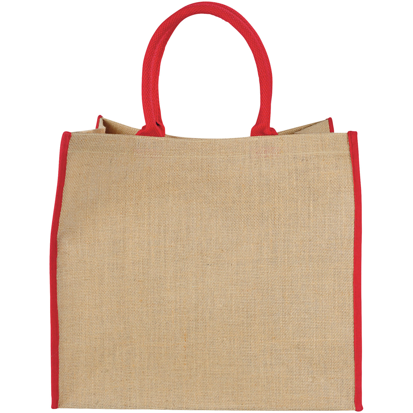 Harry coloured edge jute tote bag 25L