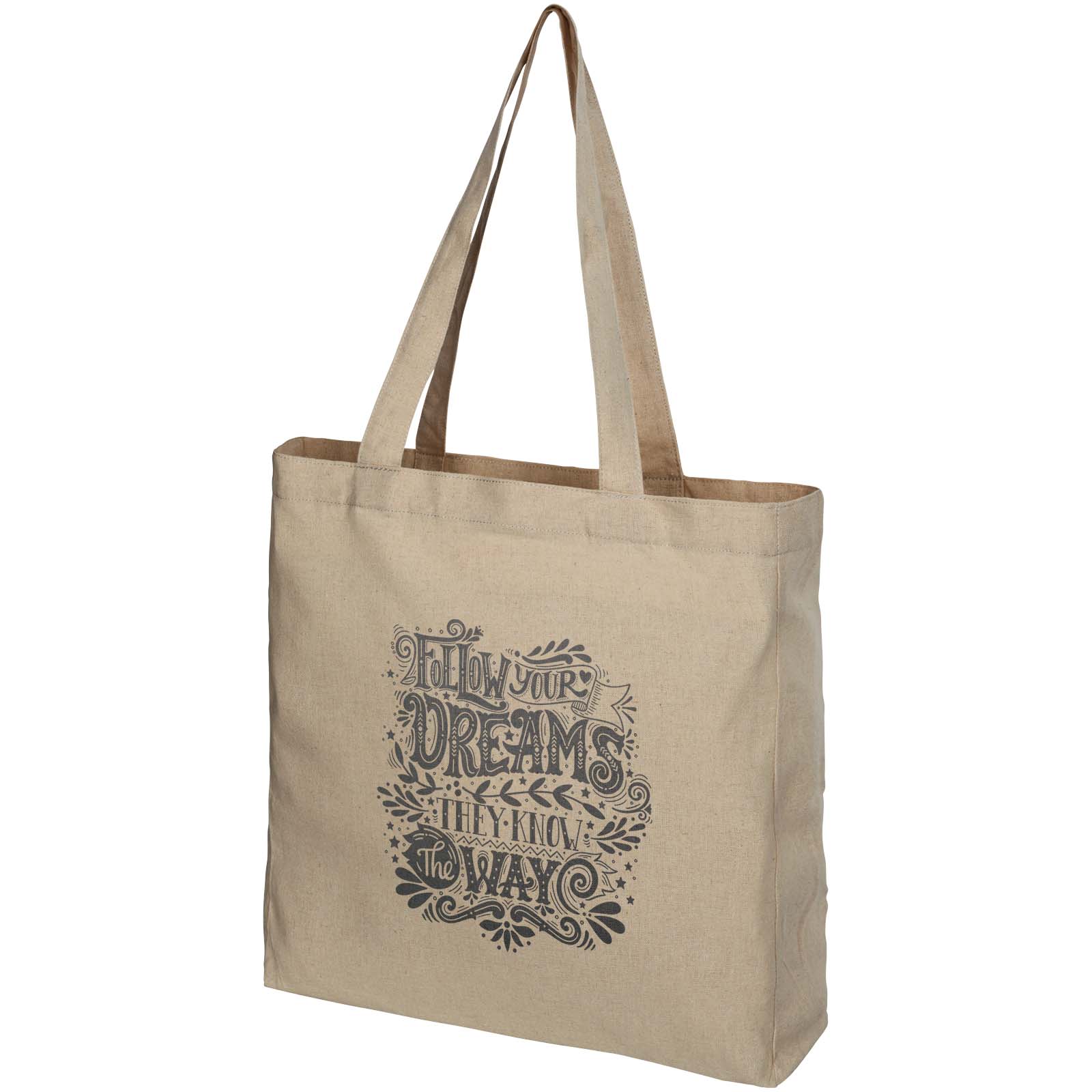 Pheebs 210 g/m² recycled gusset tote bag 13L