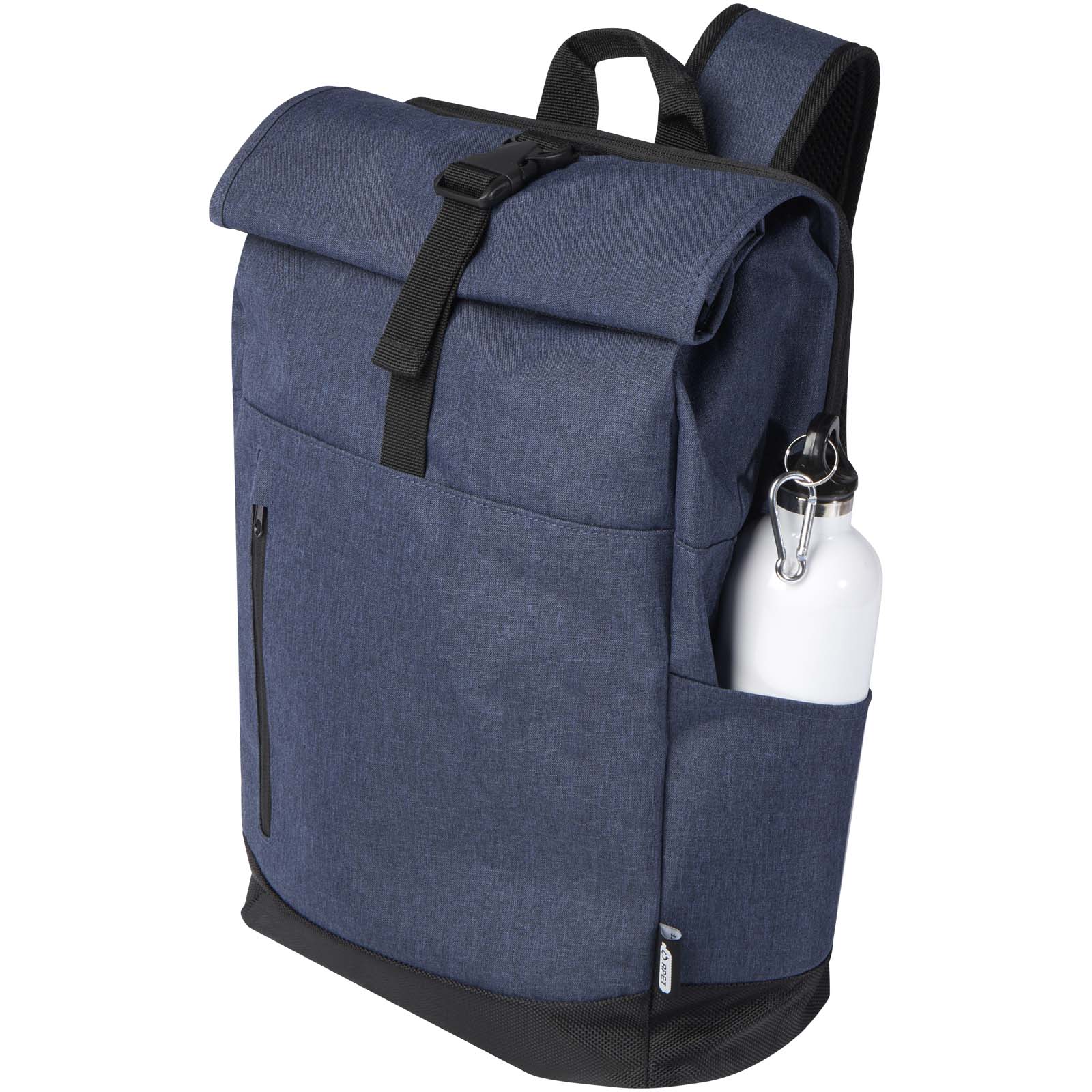 Libra 15.6″ GRS recycled roll-up laptop backpack 12L