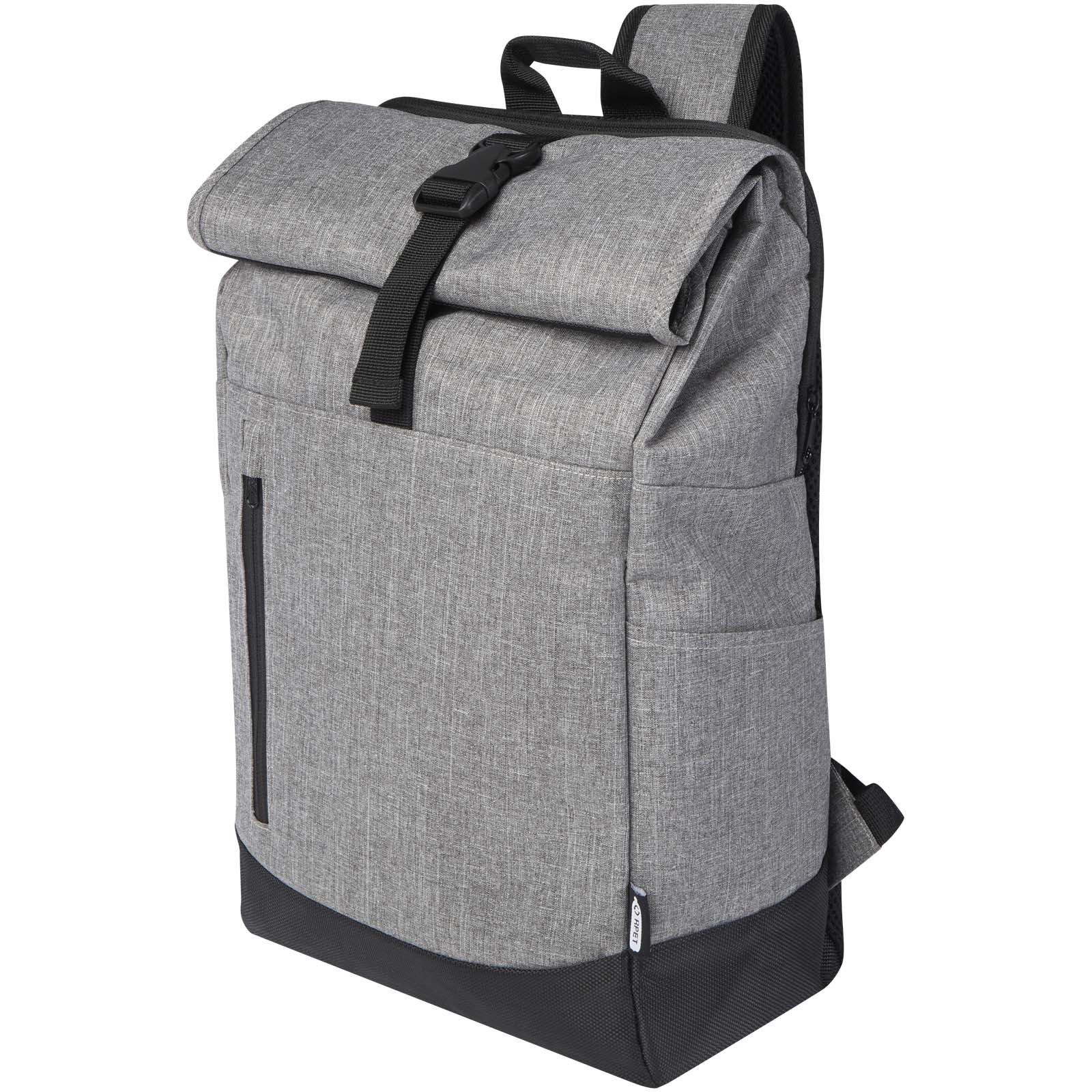 Libra 15.6″ GRS recycled roll-up laptop backpack 12L