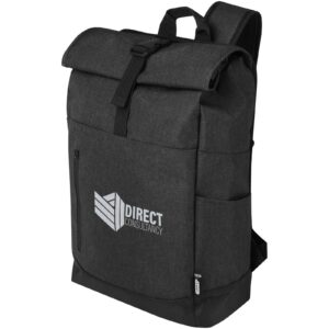 Libra 15.6″ GRS recycled roll-up laptop backpack 12L
